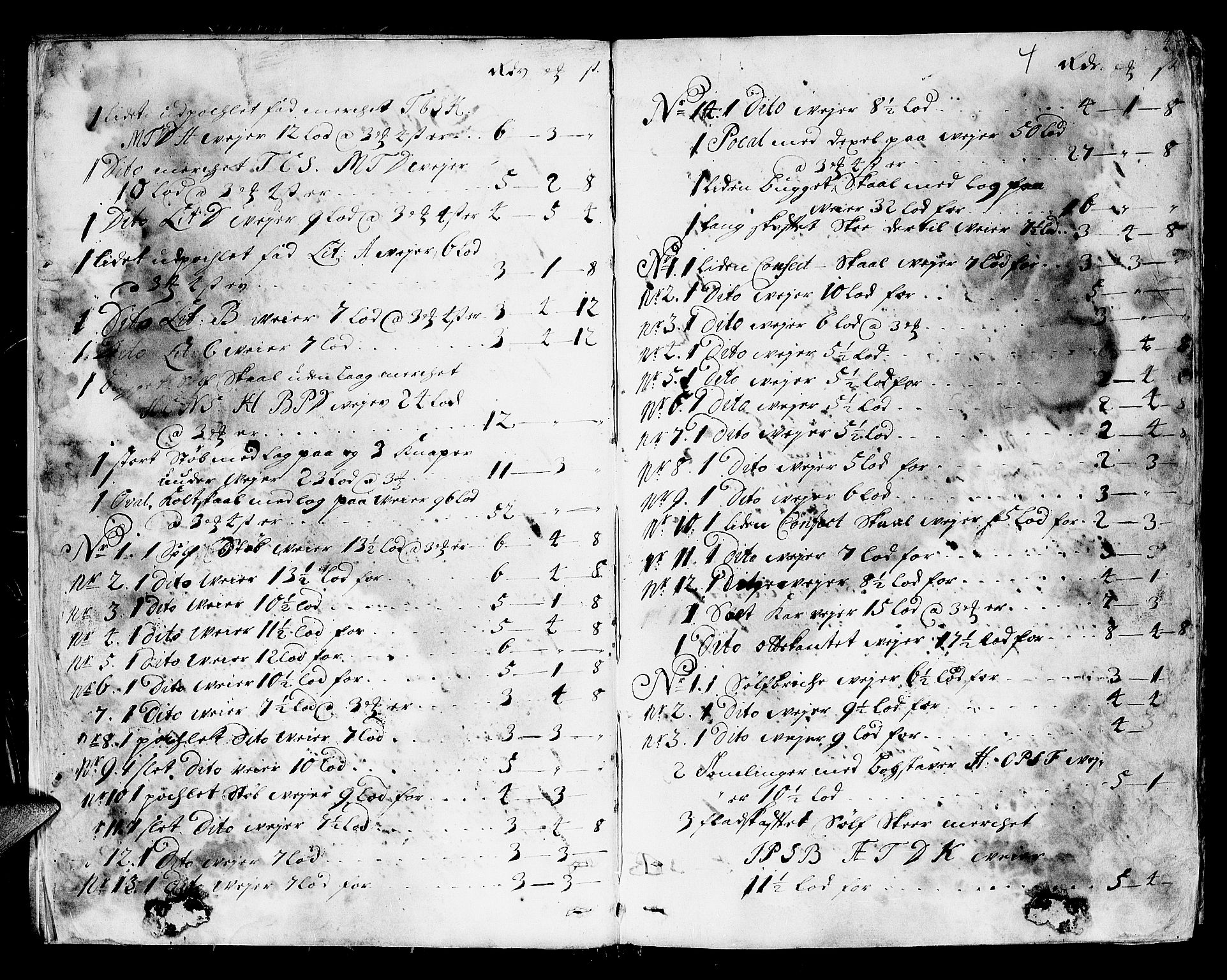 Sunnmøre prosti, AV/SAT-A-6501/I/I1/L0003: Skifteprotokoll, 1707-1716, p. 3b-4a