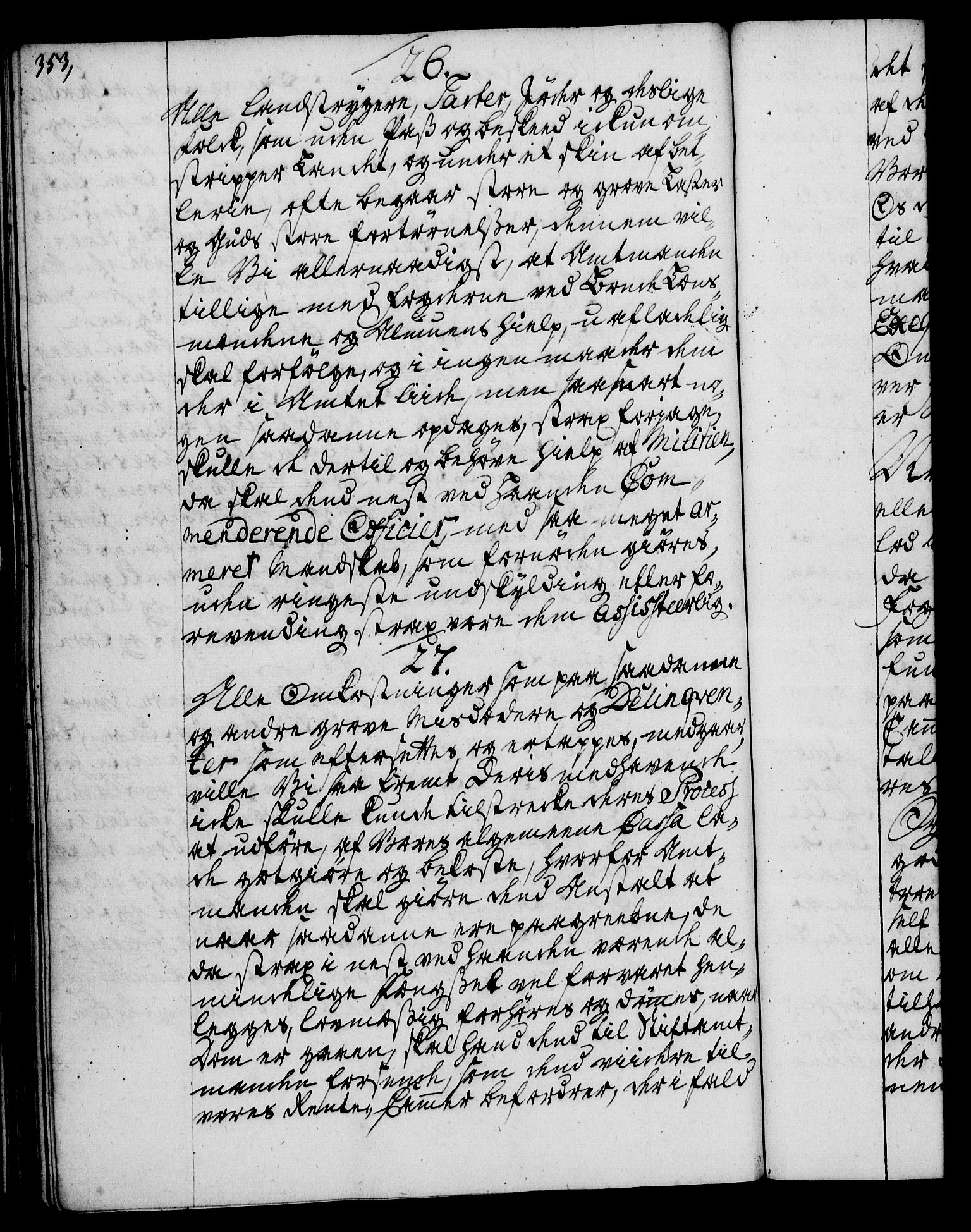 Rentekammeret, Kammerkanselliet, AV/RA-EA-3111/G/Gg/Ggi/L0002: Norsk instruksjonsprotokoll med register (merket RK 53.35), 1729-1751, p. 353
