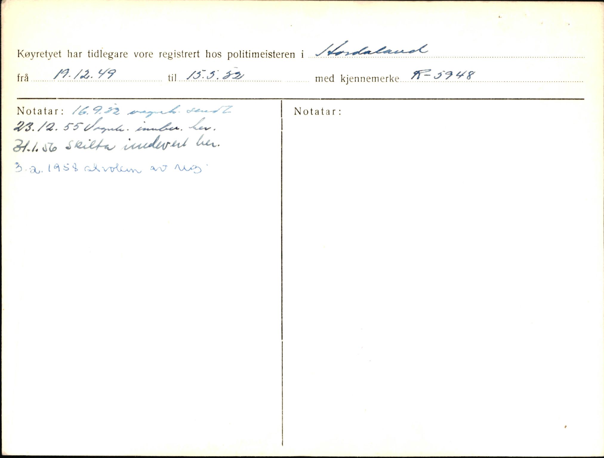 Statens vegvesen, Sogn og Fjordane vegkontor, AV/SAB-A-5301/4/F/L0004: Registerkort utmeldte Fjordane S2500-2700, S7200-7899, 1930-1961, p. 210