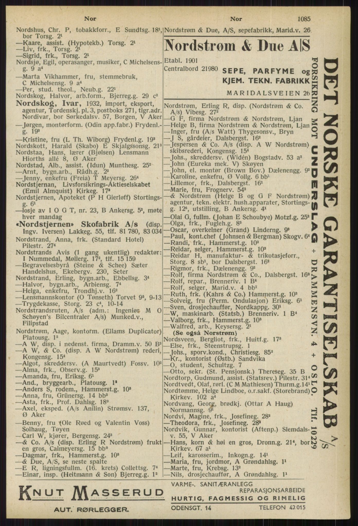 Kristiania/Oslo adressebok, PUBL/-, 1936, p. 1085