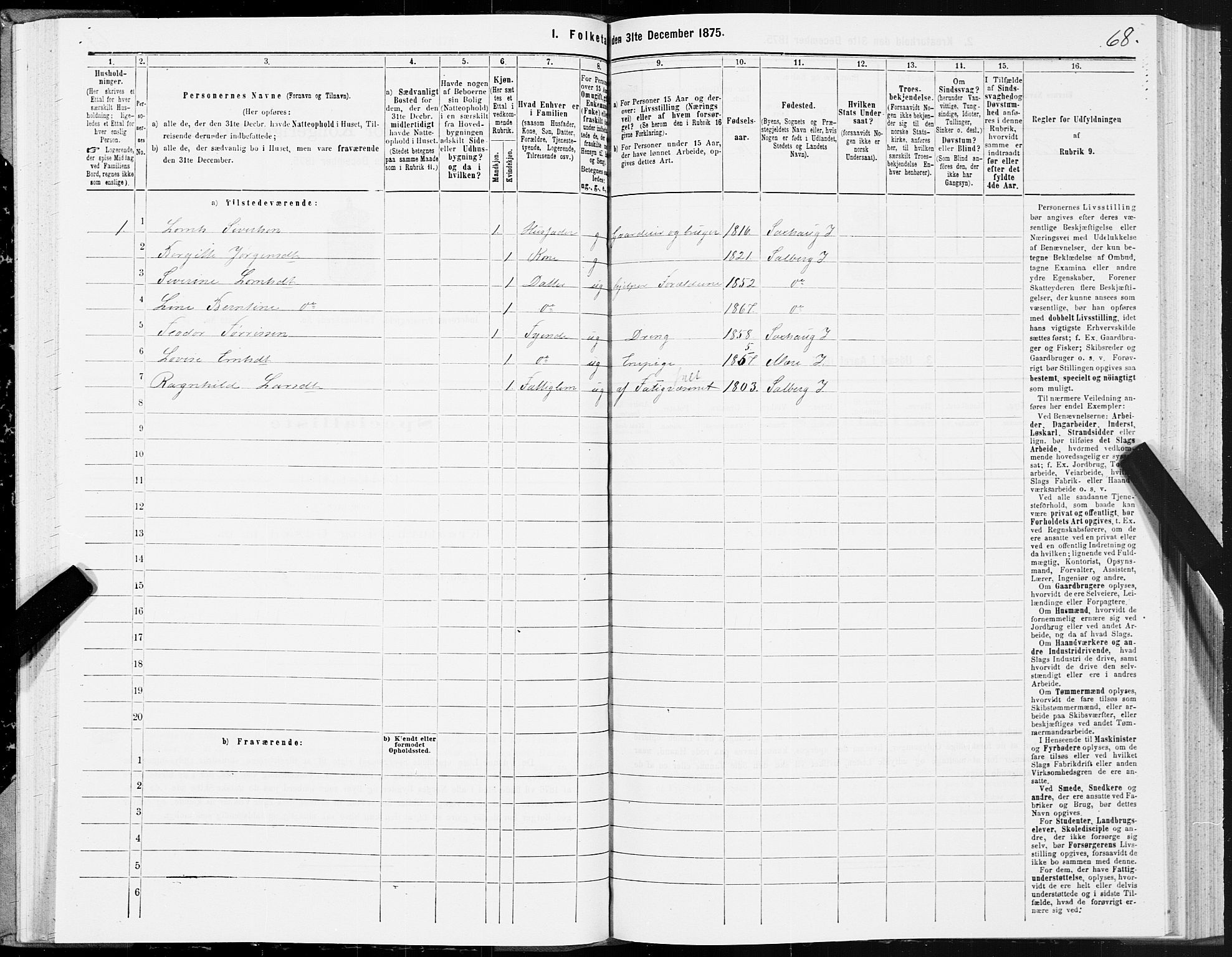 SAT, 1875 census for 1729P Inderøy, 1875, p. 5068