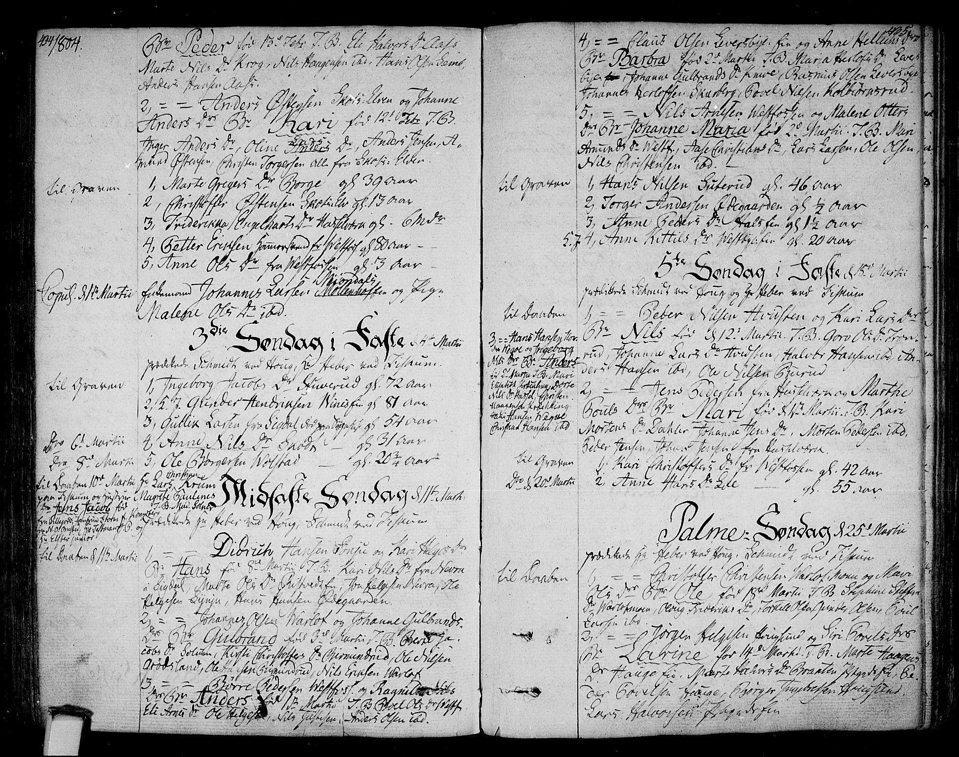 Eiker kirkebøker, AV/SAKO-A-4/F/Fa/L0009: Parish register (official) no. I 9, 1789-1806, p. 434-435