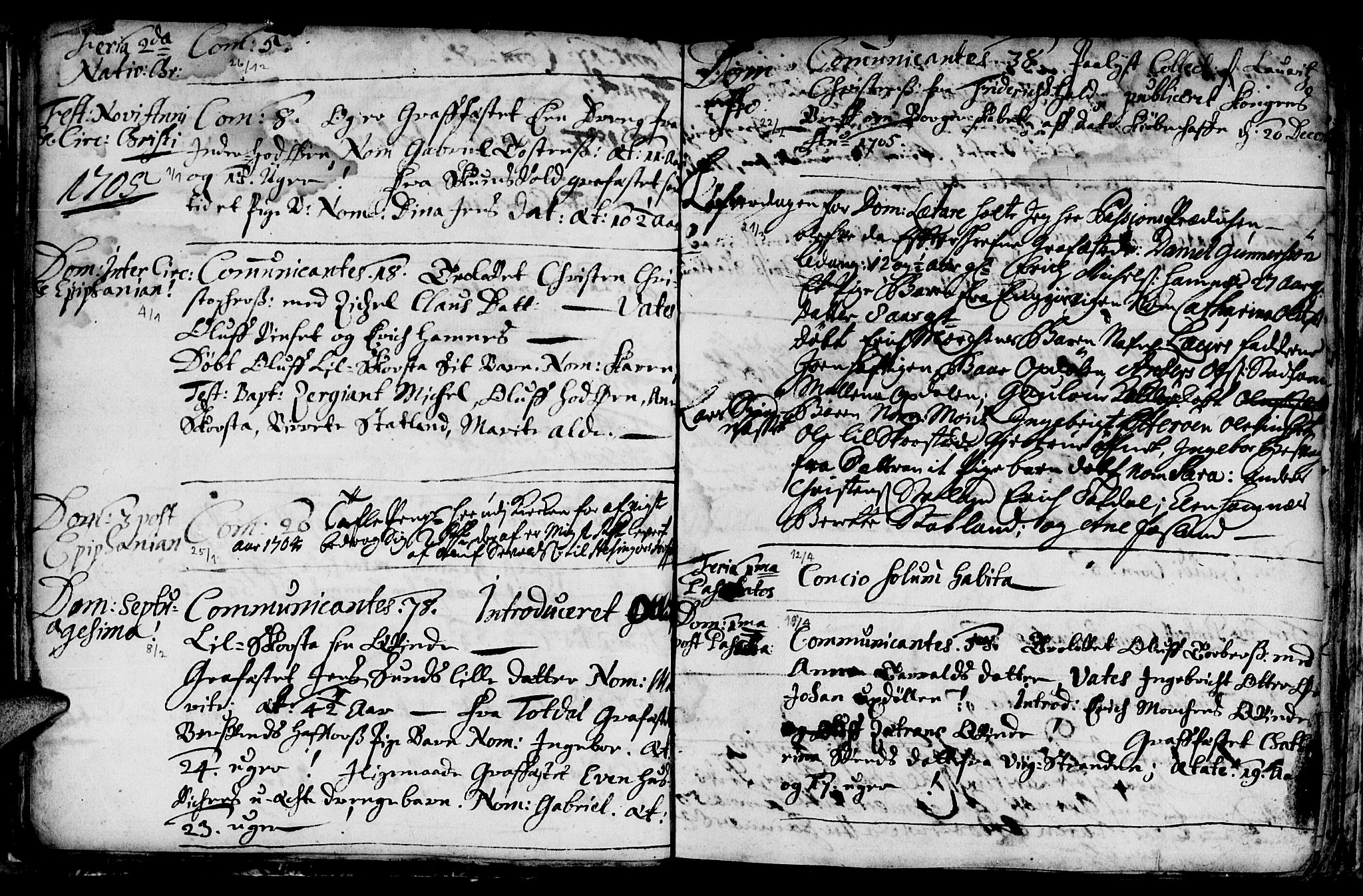 Ministerialprotokoller, klokkerbøker og fødselsregistre - Nord-Trøndelag, SAT/A-1458/774/L0627: Parish register (official) no. 774A01, 1693-1738