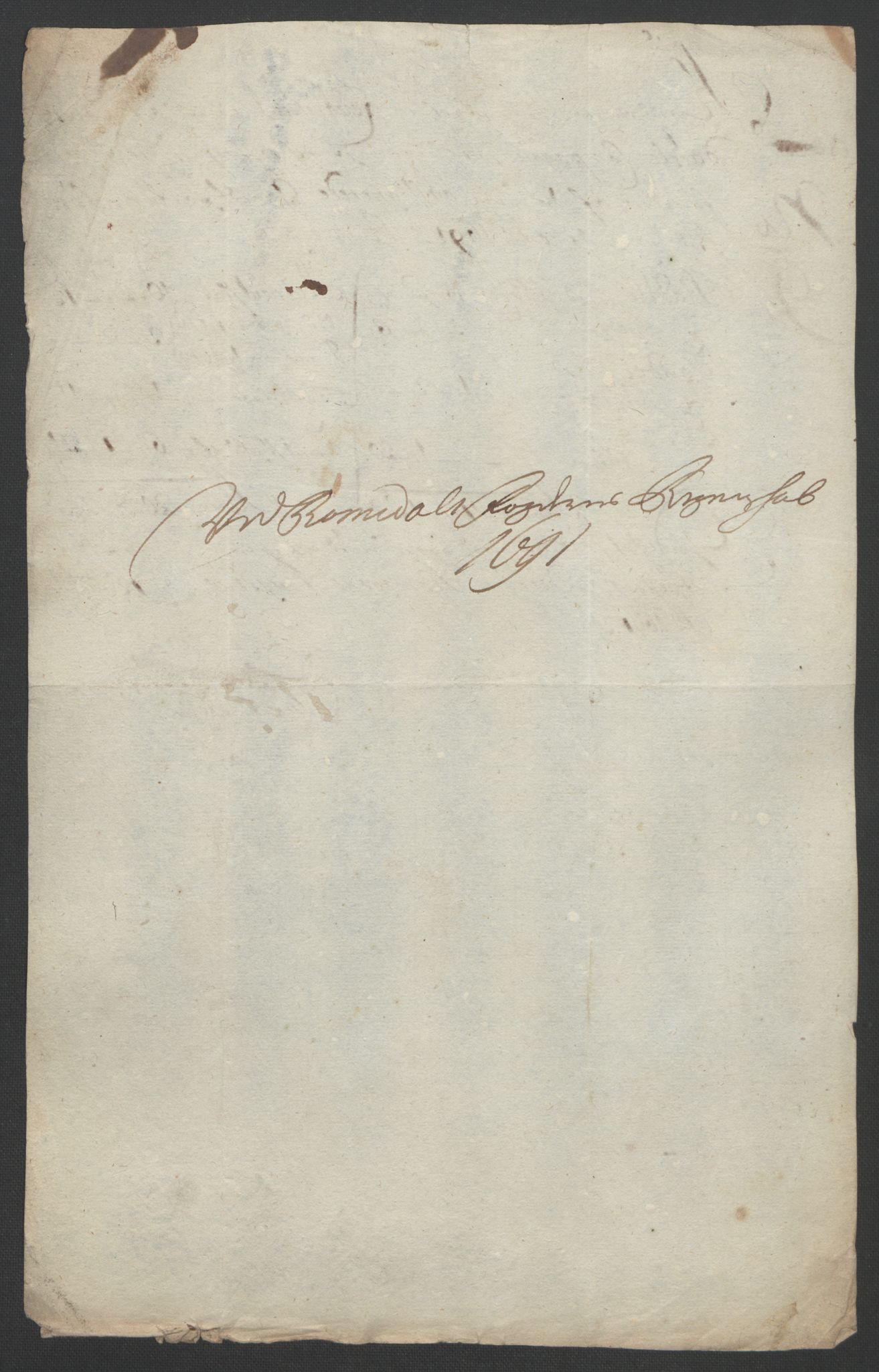 Rentekammeret inntil 1814, Reviderte regnskaper, Fogderegnskap, AV/RA-EA-4092/R55/L3649: Fogderegnskap Romsdal, 1690-1691, p. 354