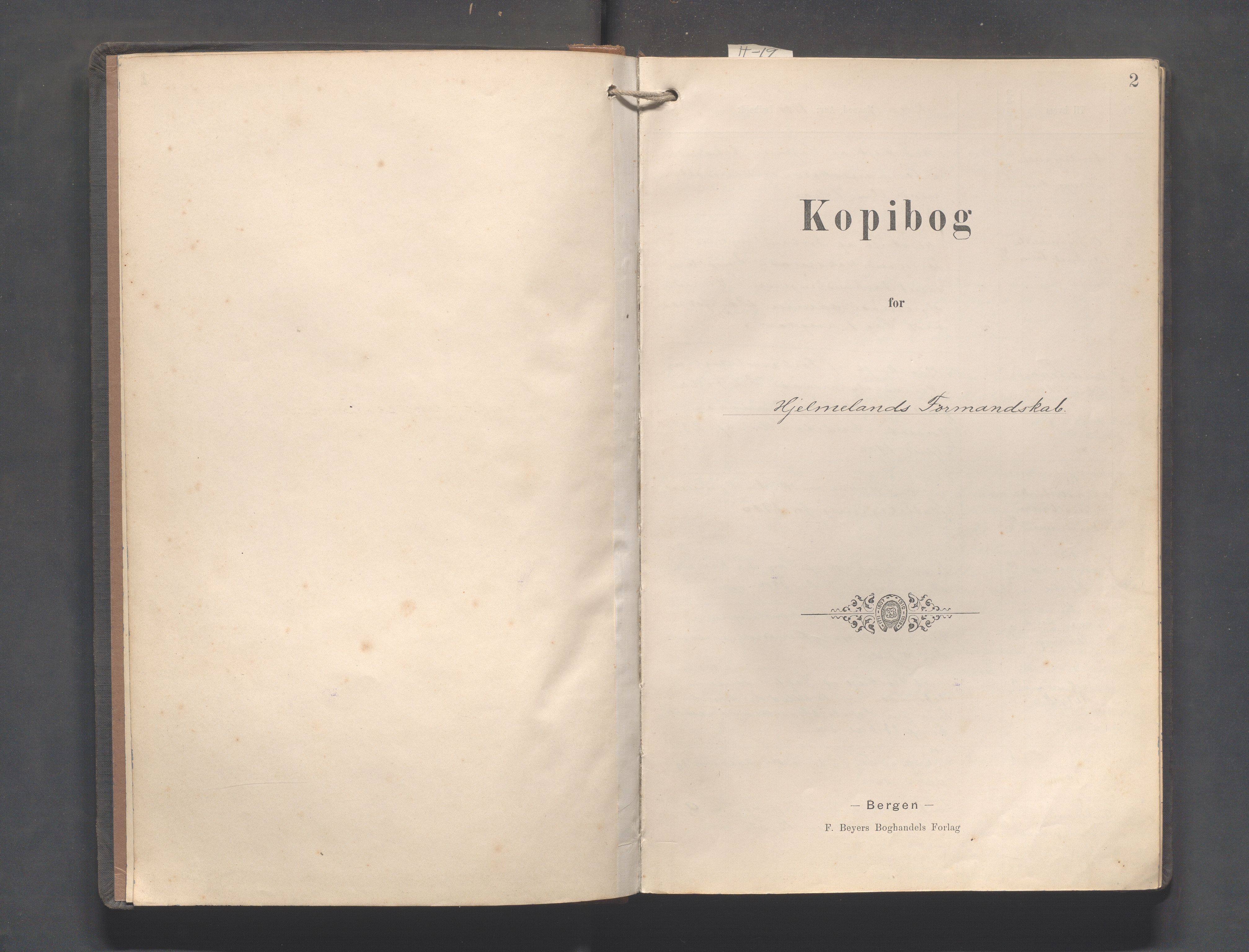 Hjelmeland kommune - Formannskapet, IKAR/K-102522/Ba/L0002: Kopibok, 1900-1915, p. 2