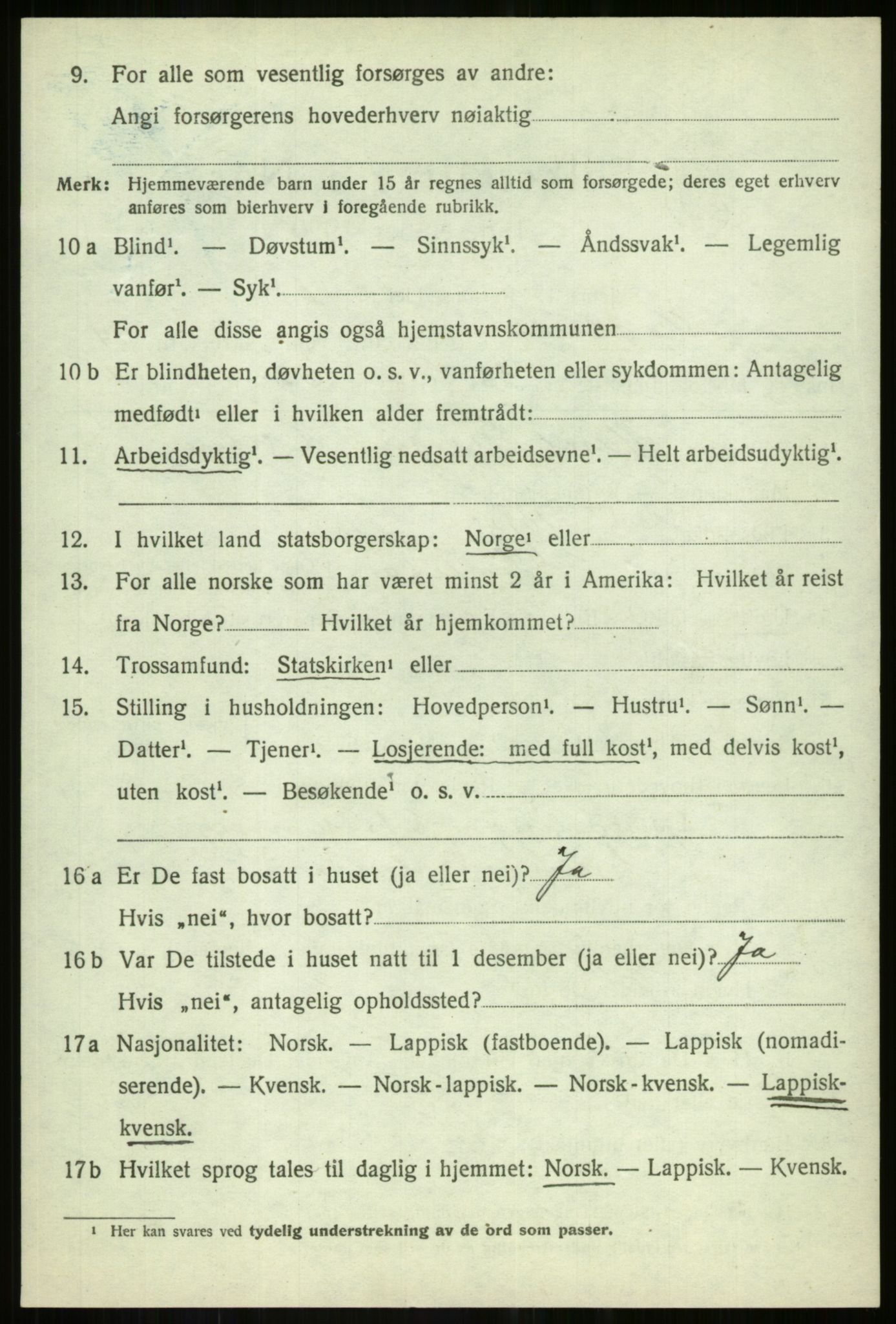 SATØ, 1920 census for Målselv, 1920, p. 7588
