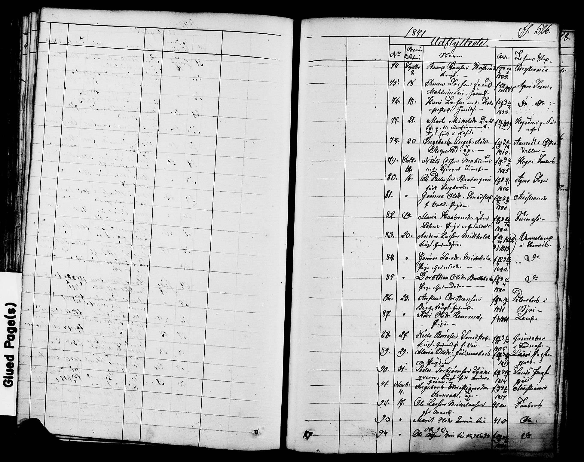 Ringsaker prestekontor, AV/SAH-PREST-014/K/Ka/L0008: Parish register (official) no. 8, 1837-1850, p. 526