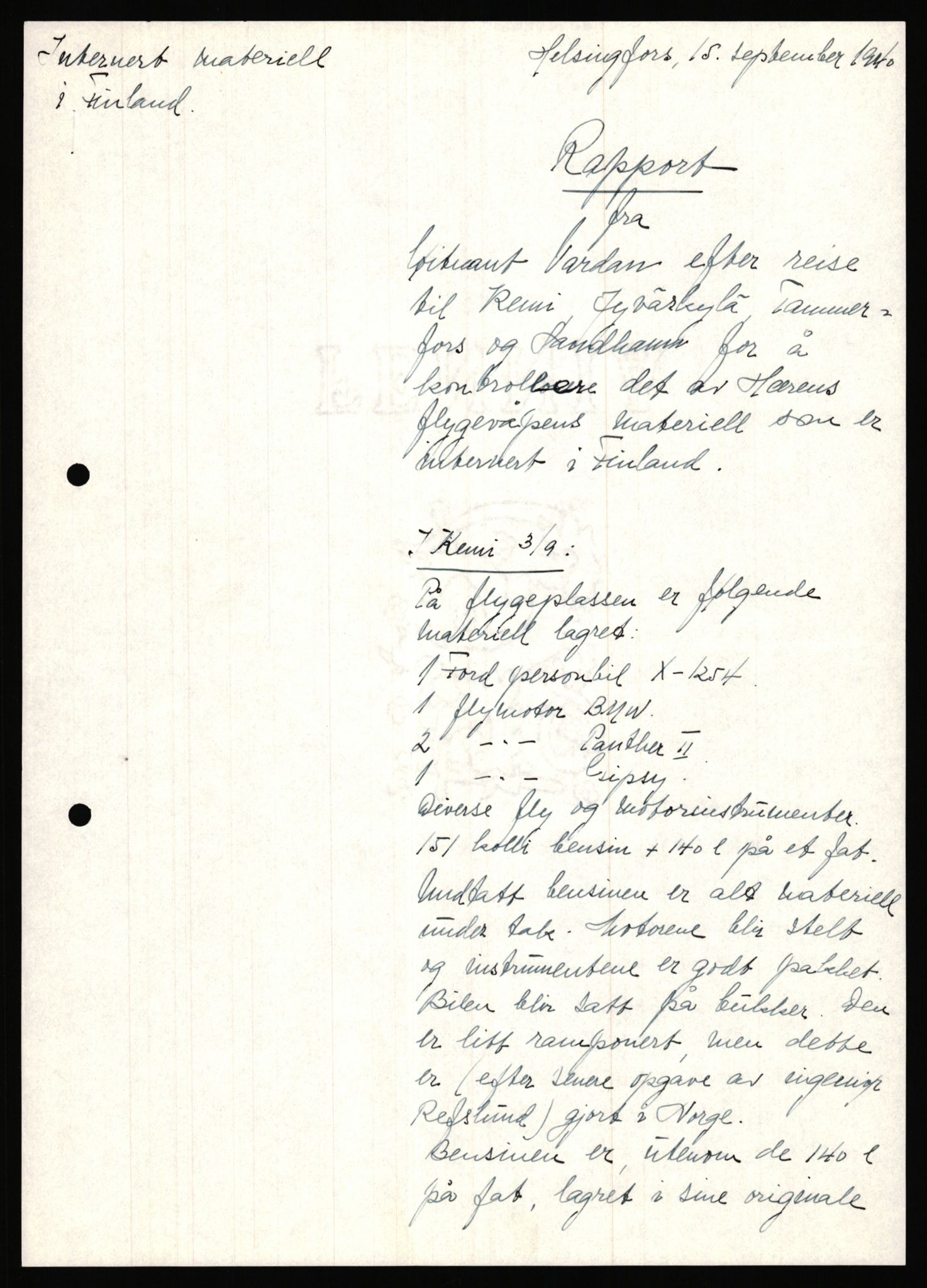 Forsvaret, Forsvarets krigshistoriske avdeling, AV/RA-RAFA-2017/Y/Ya/L0006: II-C-11-11,2 - Utenriksdepartementet.  Legasjonen i Helsingfors., 1940-1946, p. 153