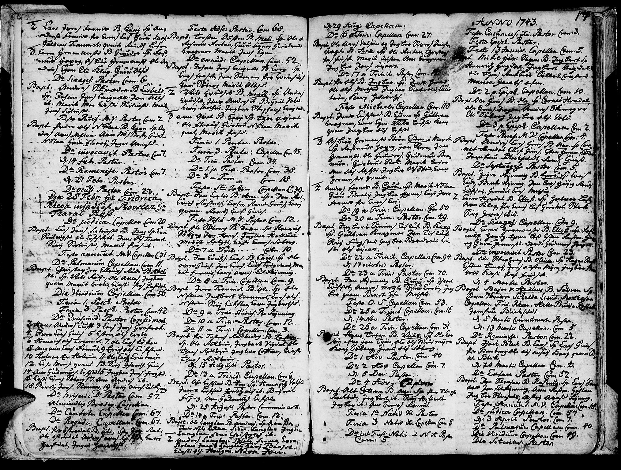 Ministerialprotokoller, klokkerbøker og fødselsregistre - Sør-Trøndelag, SAT/A-1456/691/L1057: Parish register (official) no. 691A01 /1, 1740-1767, p. 17