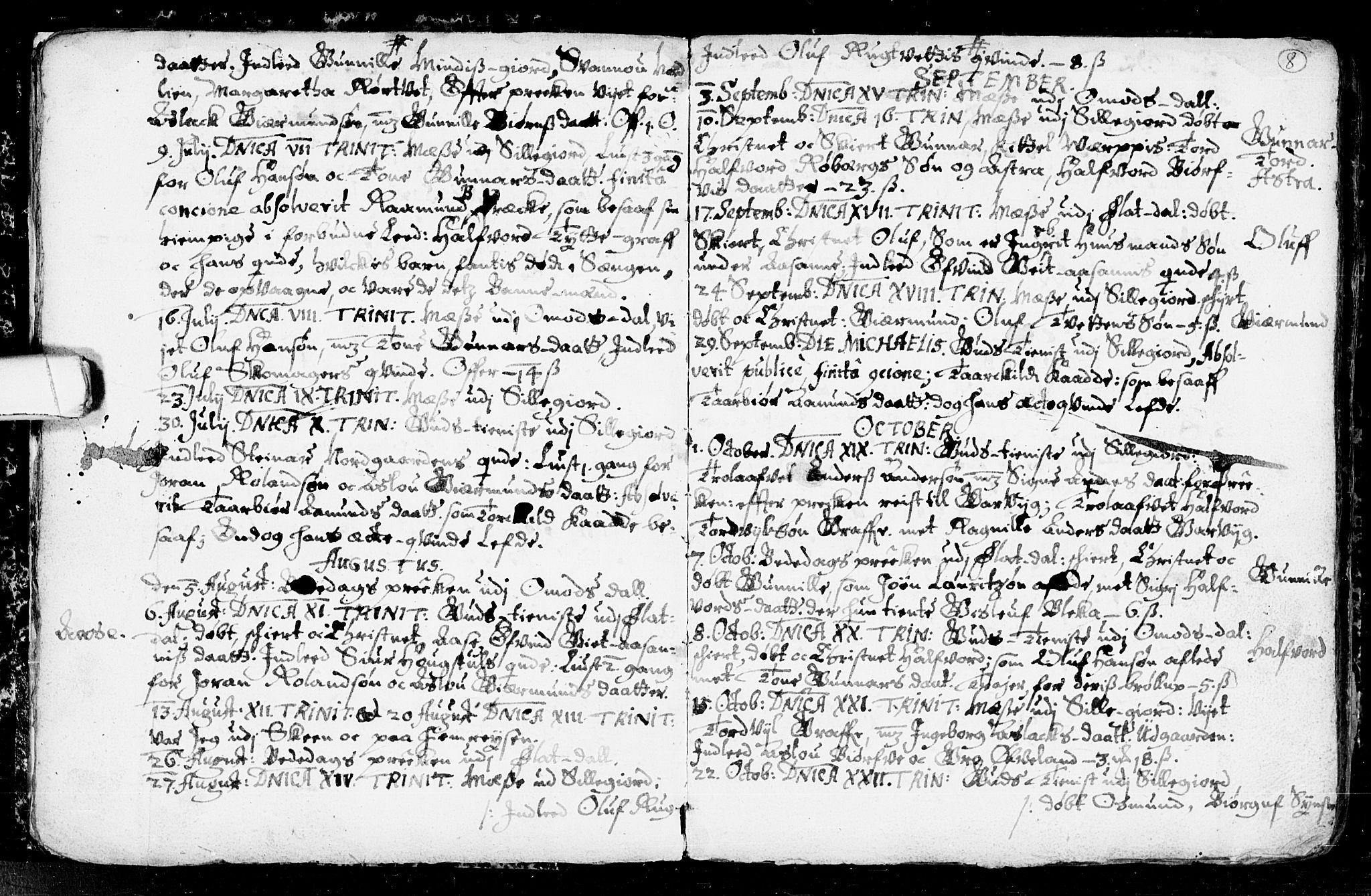 Seljord kirkebøker, SAKO/A-20/F/Fa/L0001: Parish register (official) no. I 1, 1654-1686, p. 8