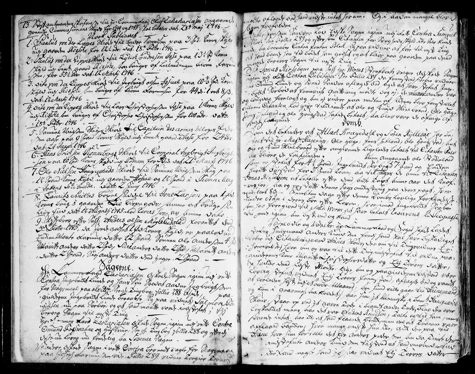 Jæren og Dalane sorenskriveri, AV/SAST-A-100306/3/30/30BA/L0080: TINGBOK, 1746-1748, p. 1b-2a