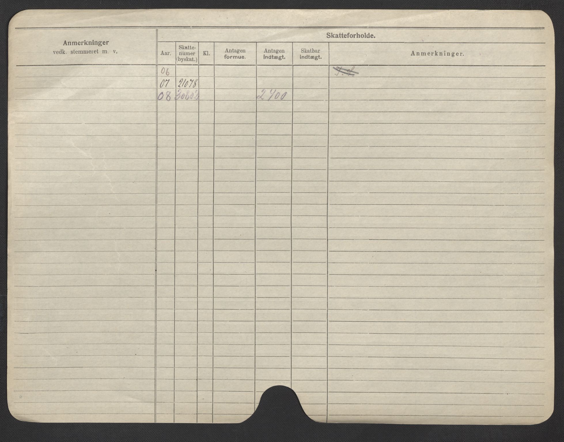 Oslo folkeregister, Registerkort, AV/SAO-A-11715/F/Fa/Fac/L0020: Kvinner, 1906-1914, p. 3b