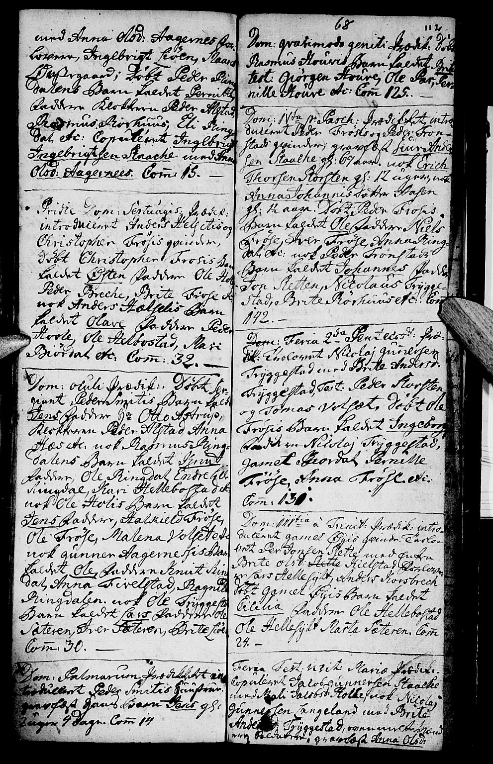 Ministerialprotokoller, klokkerbøker og fødselsregistre - Møre og Romsdal, SAT/A-1454/519/L0243: Parish register (official) no. 519A02, 1760-1770, p. 112