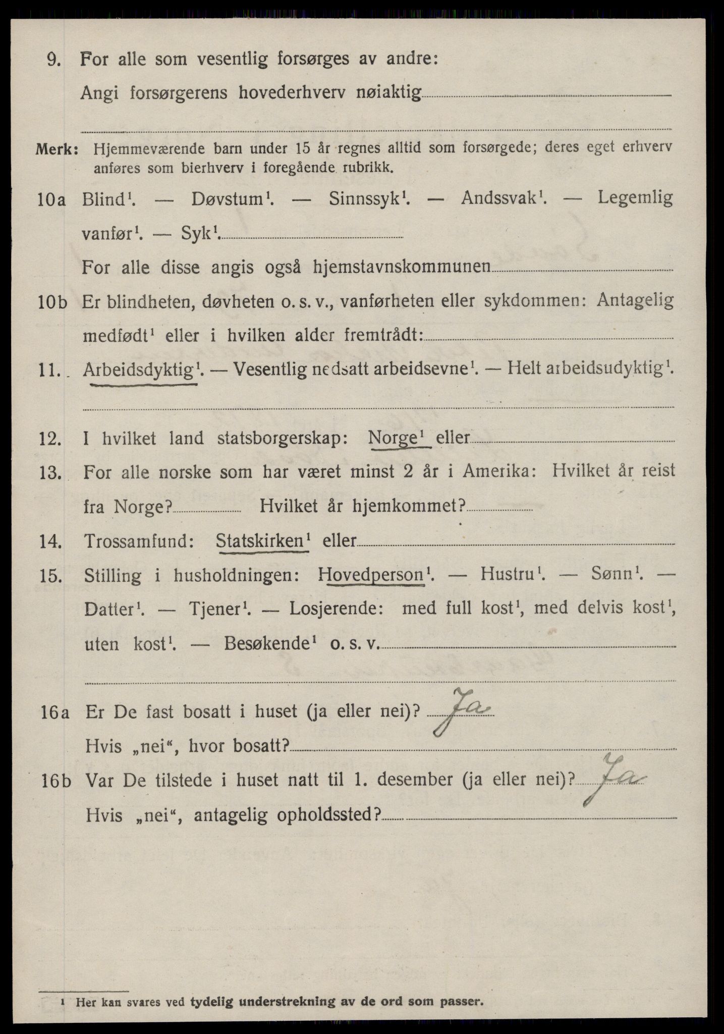 SAT, 1920 census for Syvde, 1920, p. 421