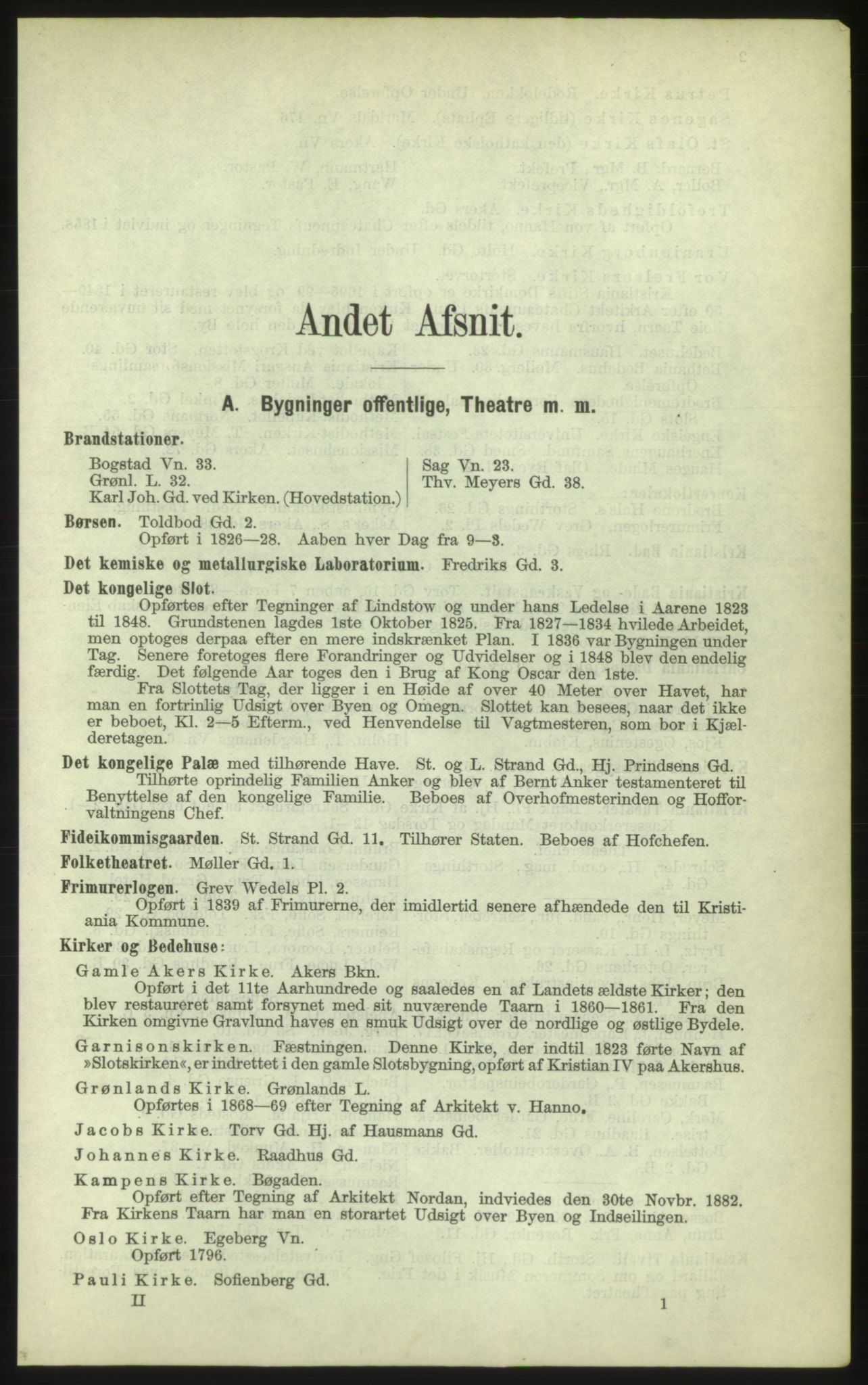 Kristiania/Oslo adressebok, PUBL/-, 1884, p. 1