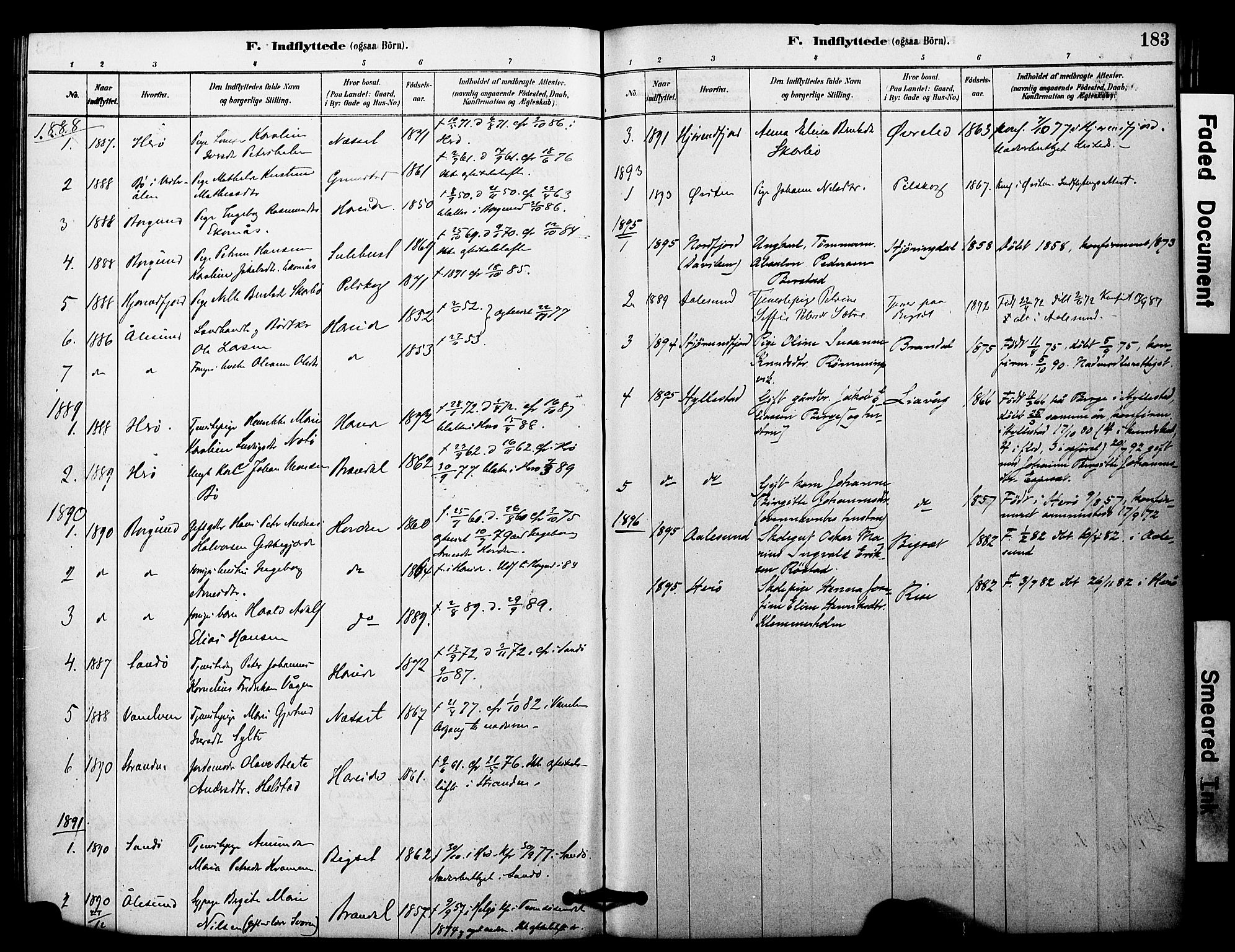 Ministerialprotokoller, klokkerbøker og fødselsregistre - Møre og Romsdal, SAT/A-1454/510/L0122: Parish register (official) no. 510A02, 1878-1897, p. 183