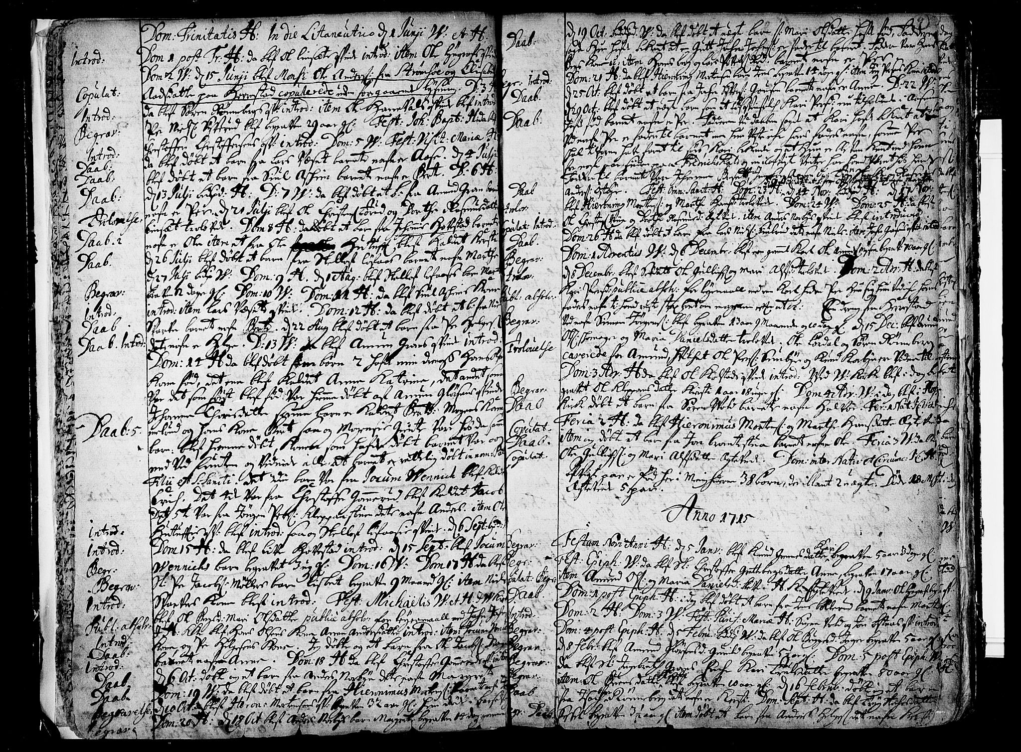 Hof kirkebøker, SAKO/A-64/F/Fa/L0001: Parish register (official) no. I 1, 1704-1745, p. 9
