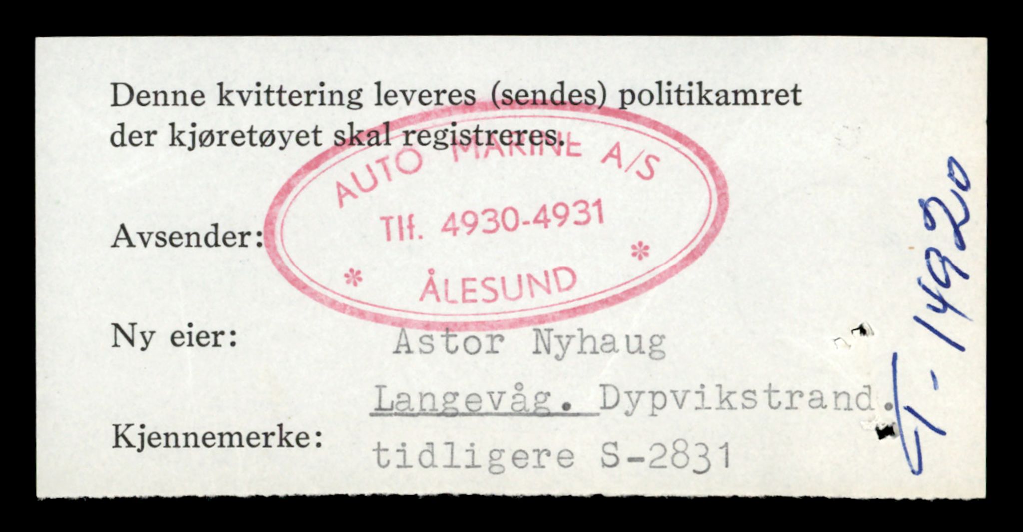 Møre og Romsdal vegkontor - Ålesund trafikkstasjon, AV/SAT-A-4099/F/Fe/L0049: Registreringskort for kjøretøy T 14864 - T 18613, 1927-1998, p. 1306