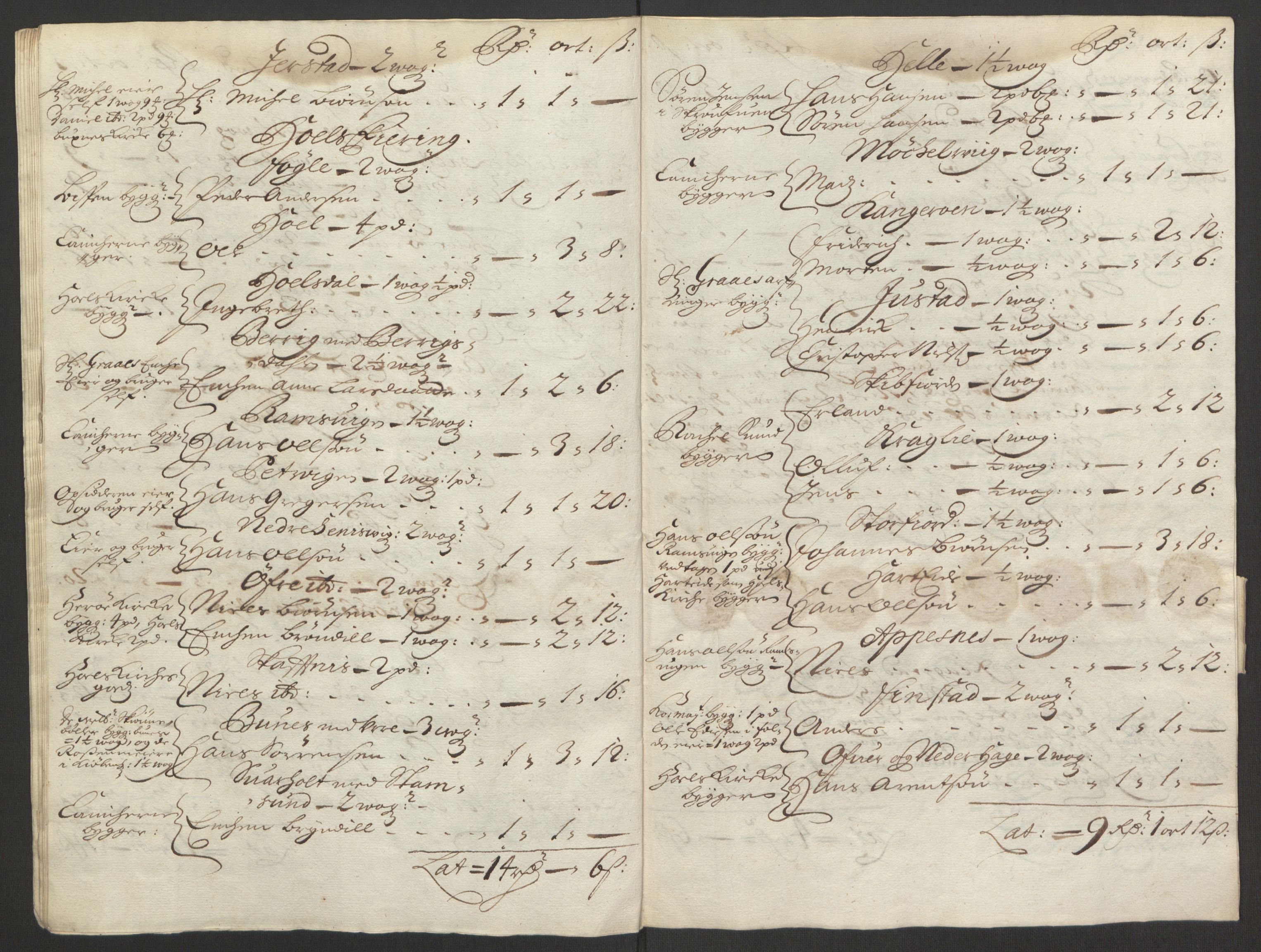 Rentekammeret inntil 1814, Reviderte regnskaper, Fogderegnskap, AV/RA-EA-4092/R67/L4675: Fogderegnskap Vesterålen, Andenes og Lofoten, 1691-1693, p. 240