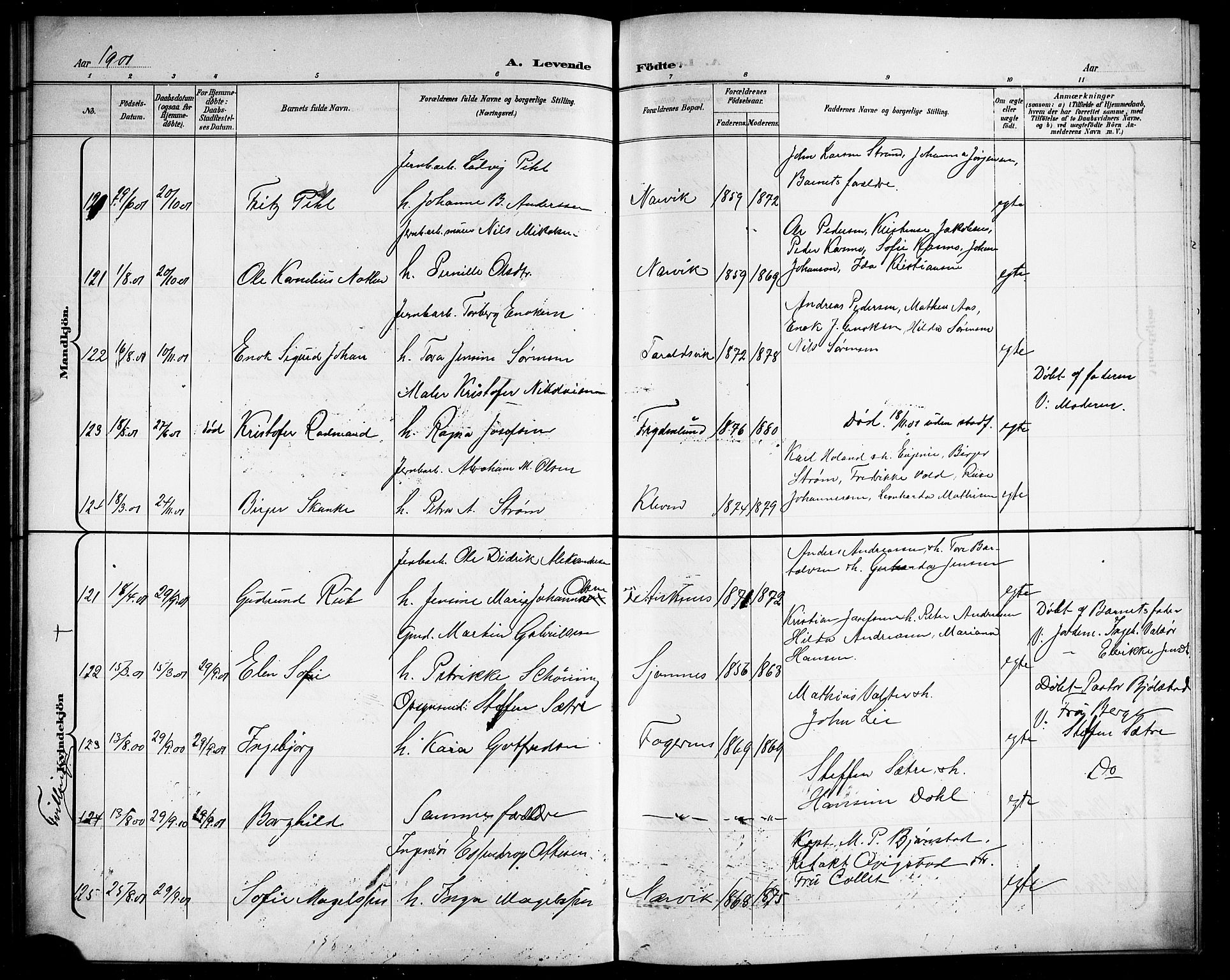 Ministerialprotokoller, klokkerbøker og fødselsregistre - Nordland, AV/SAT-A-1459/866/L0953: Parish register (copy) no. 866C02, 1900-1905