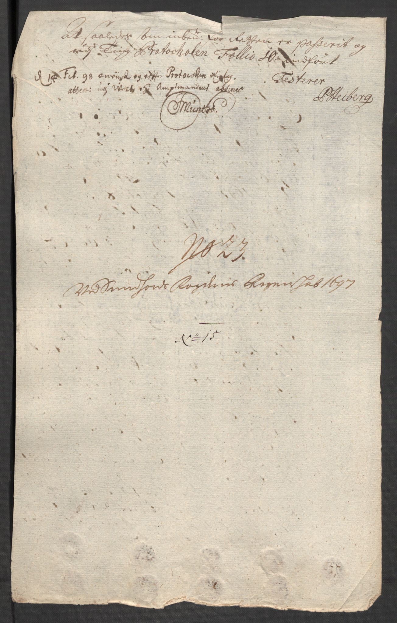 Rentekammeret inntil 1814, Reviderte regnskaper, Fogderegnskap, AV/RA-EA-4092/R48/L2977: Fogderegnskap Sunnhordland og Hardanger, 1697-1698, p. 156