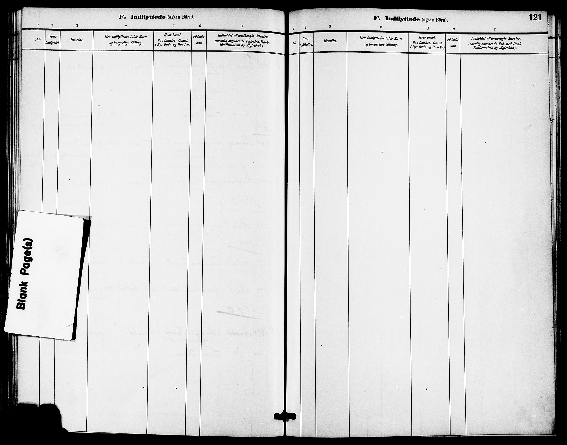 Høgsfjord sokneprestkontor, AV/SAST-A-101624/H/Ha/Haa/L0005: Parish register (official) no. A 5, 1885-1897, p. 121