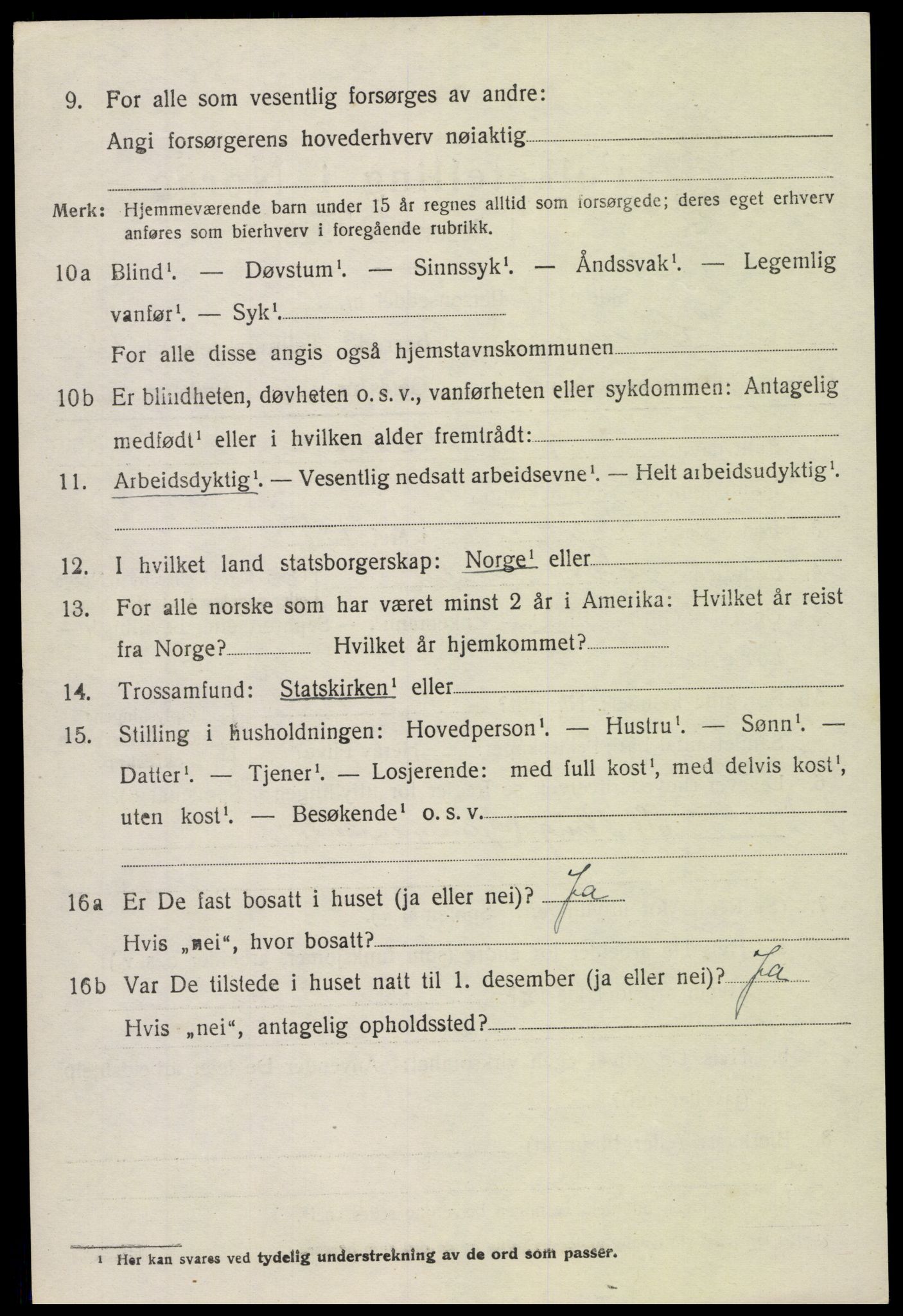 SAH, 1920 census for Sør-Aurdal, 1920, p. 8160