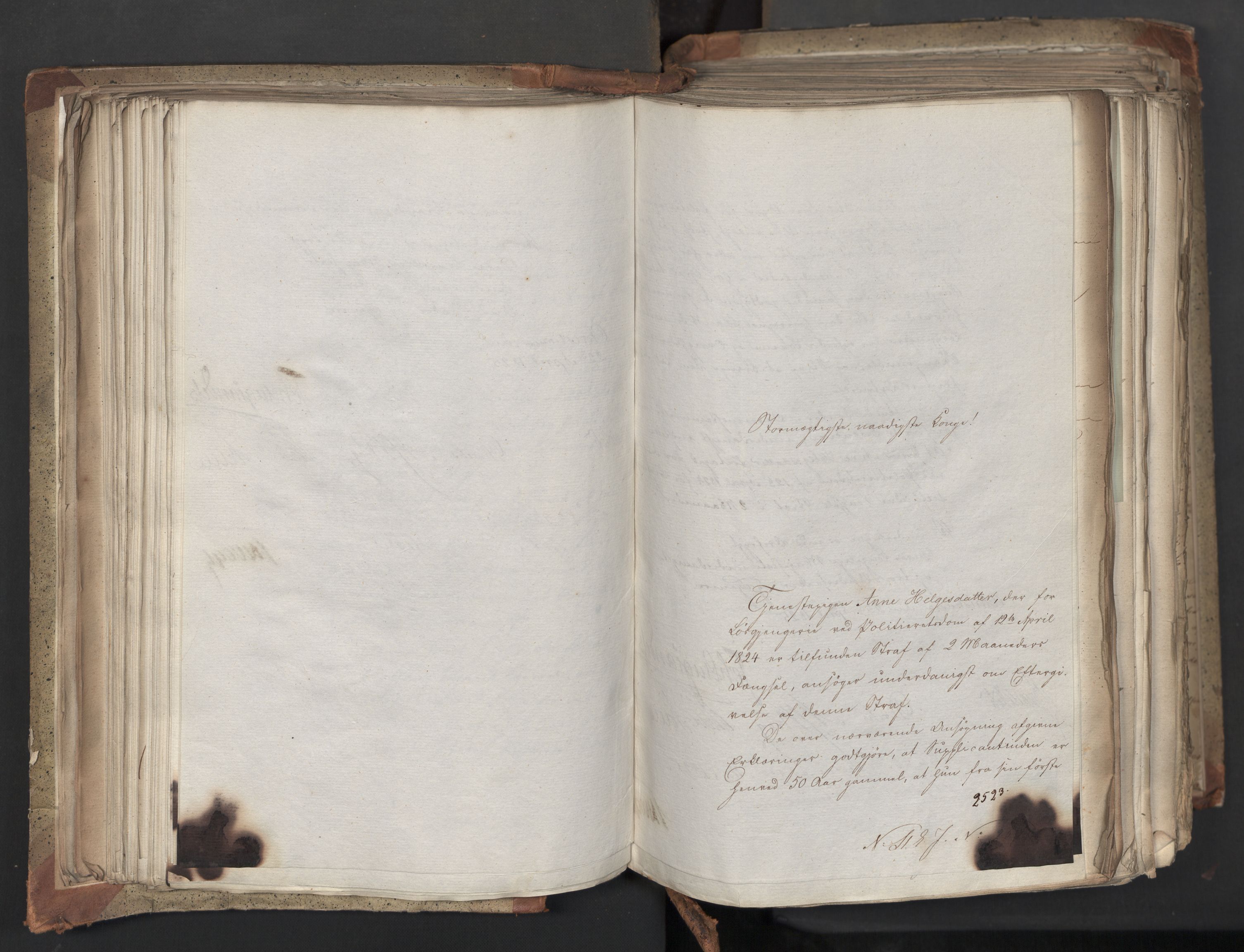 Statsrådsavdelingen i Stockholm, AV/RA-S-1003/D/Da/L0042: Regjeringsinnstillinger nr. 2467-2705, 1825, p. 163