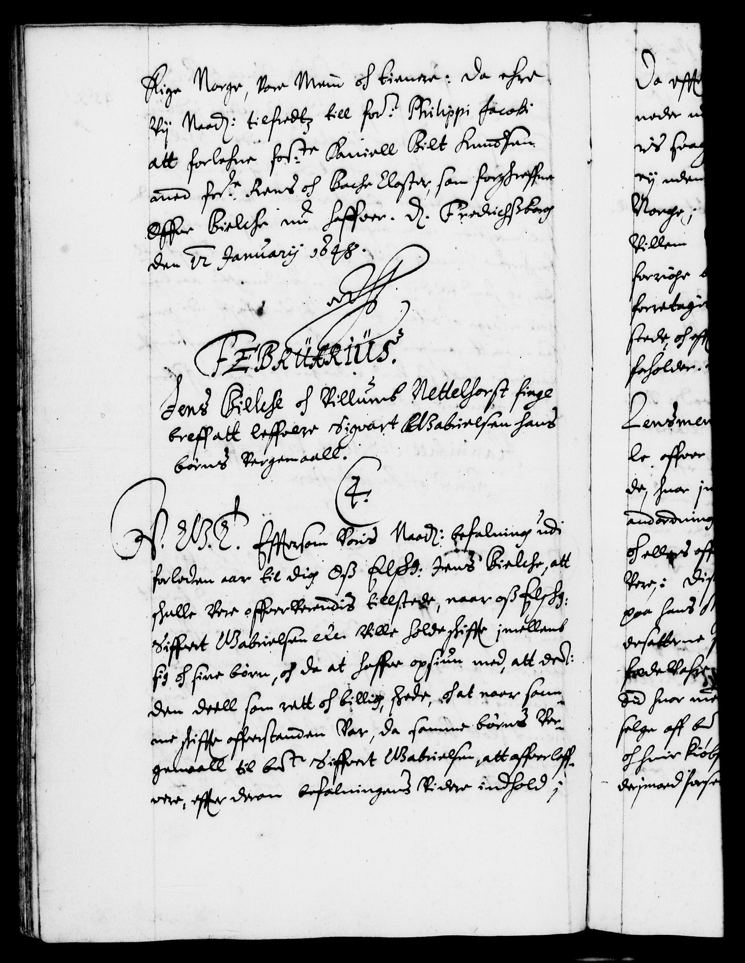 Danske Kanselli 1572-1799, RA/EA-3023/F/Fc/Fca/Fcab/L0007: Norske tegnelser (mikrofilm), 1640-1648, p. 453b