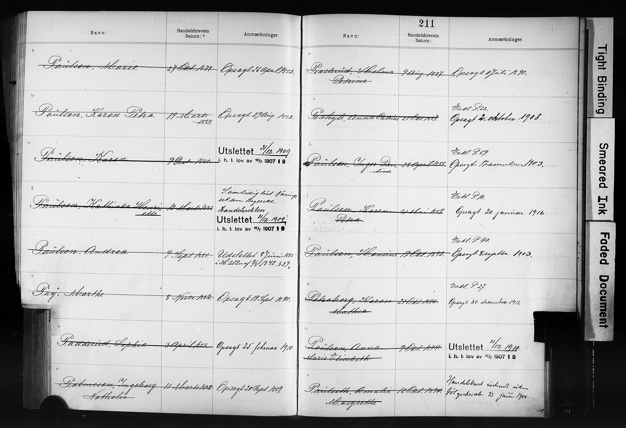Kristiania magistrat, SAO/A-10711/F/Fb/L0006: Borgerrulle, 1879-1899, p. 179