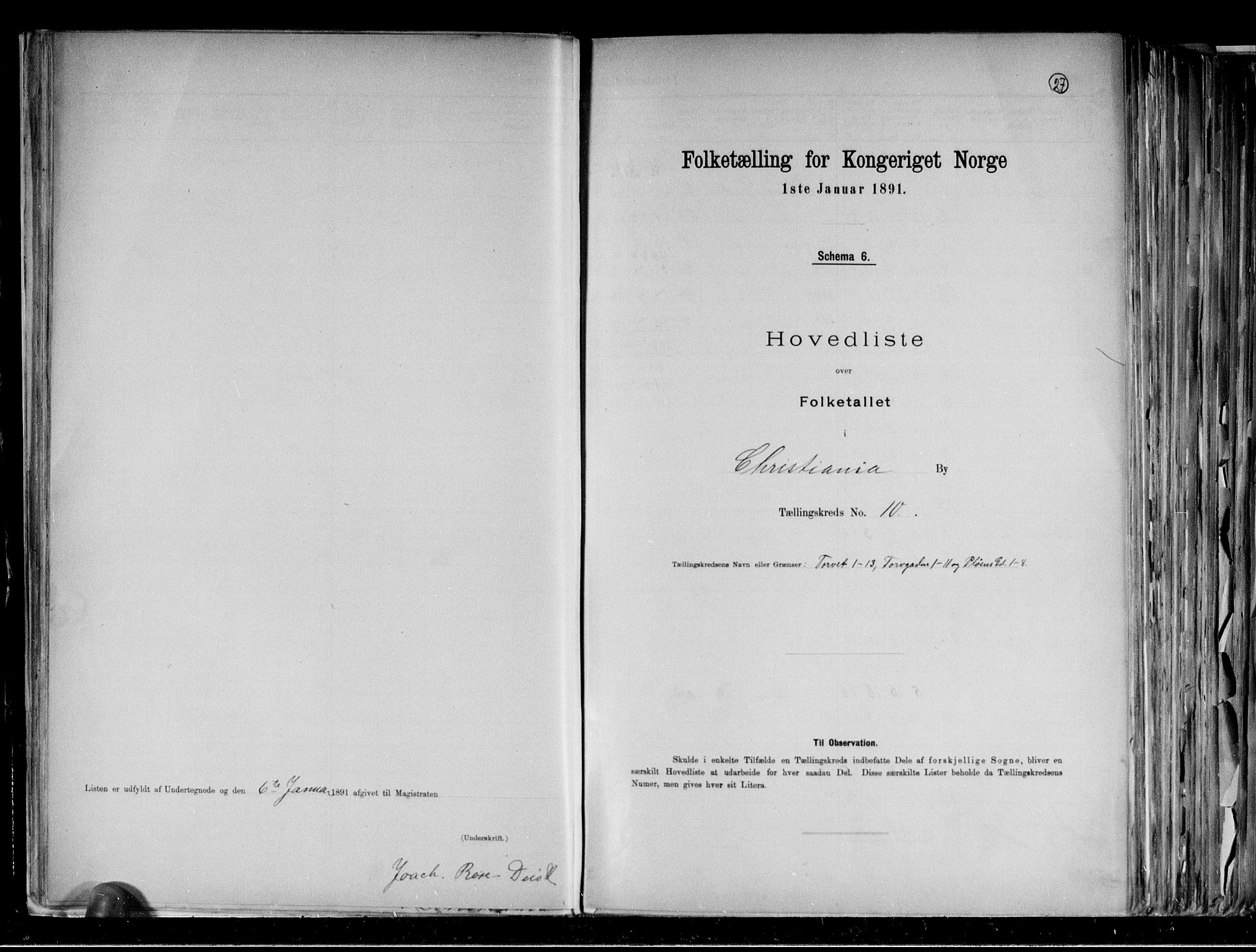 RA, 1891 census for 0301 Kristiania, 1891, p. 165