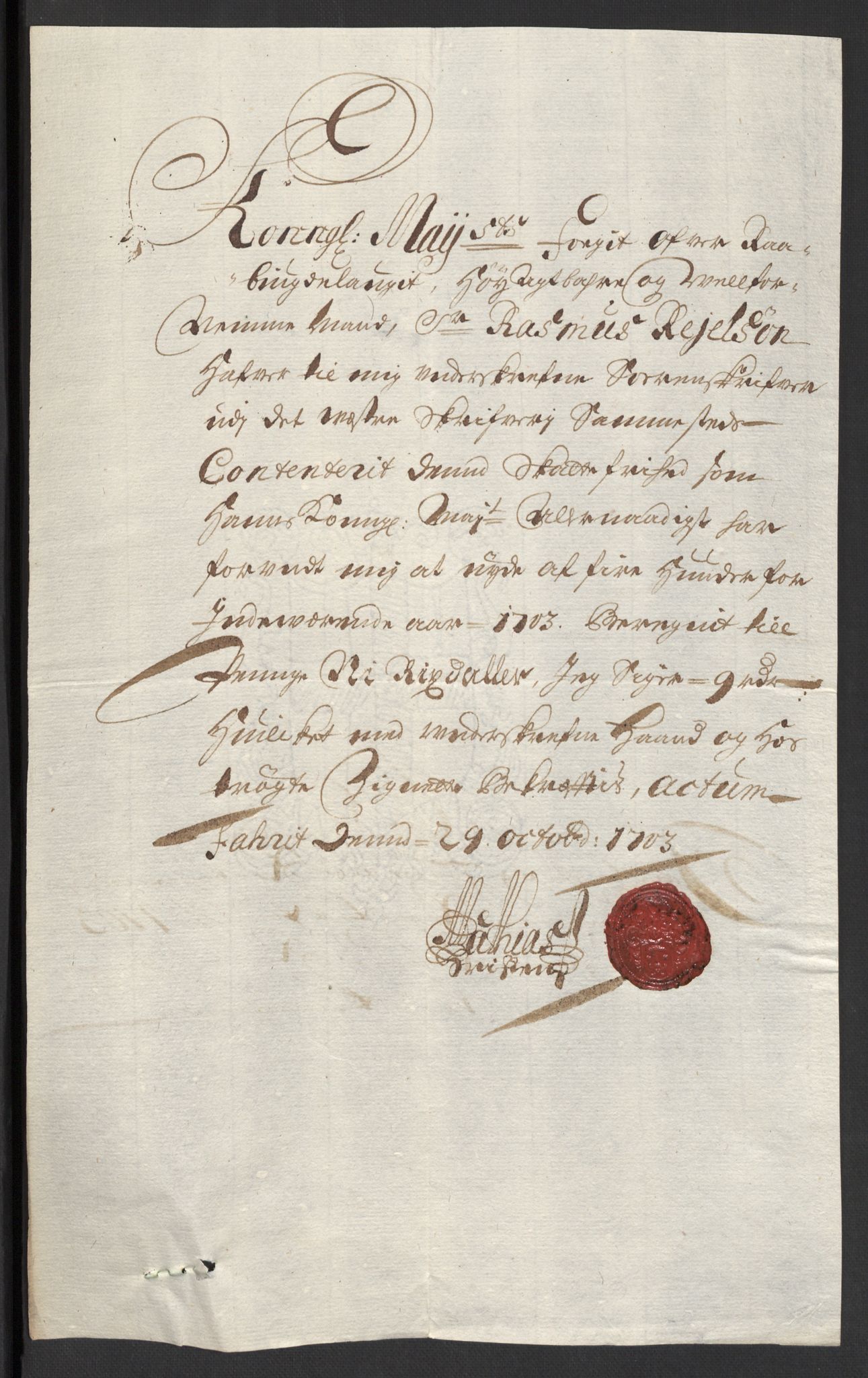 Rentekammeret inntil 1814, Reviderte regnskaper, Fogderegnskap, RA/EA-4092/R40/L2447: Fogderegnskap Råbyggelag, 1703-1705, p. 78