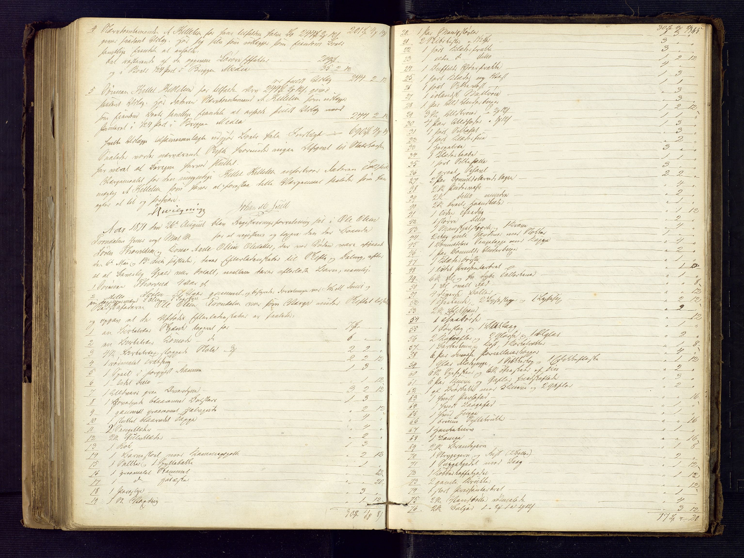 Risør byfogd, AV/SAK-1222-0005/H/Hc/L0002: Skifteprotokoll nr. 2, 1858-1871, p. 365