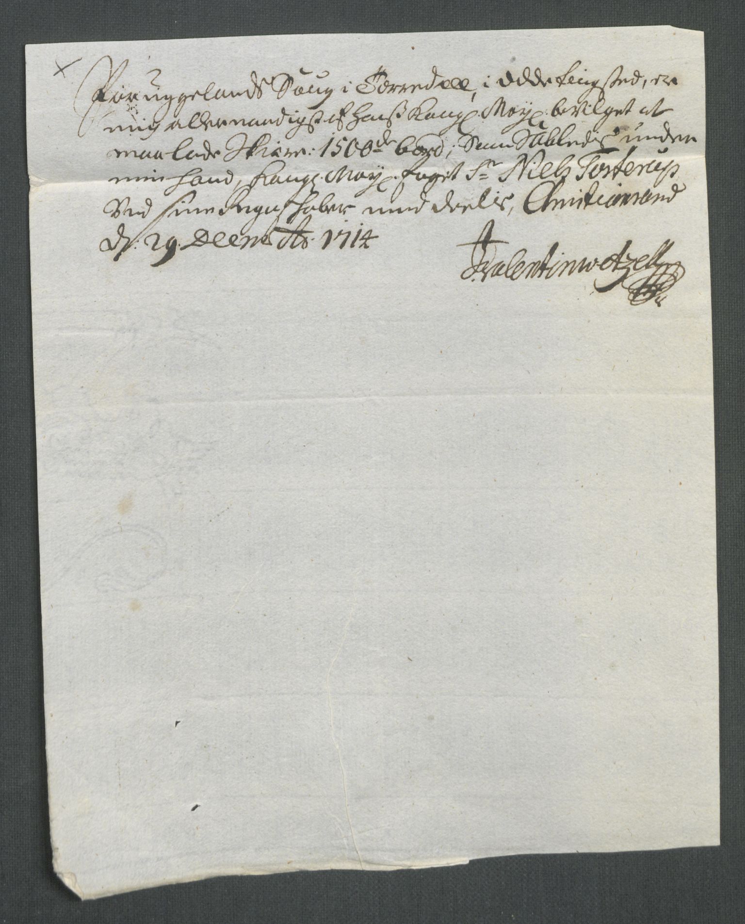 Rentekammeret inntil 1814, Reviderte regnskaper, Fogderegnskap, AV/RA-EA-4092/R43/L2558: Fogderegnskap Lista og Mandal, 1714, p. 37