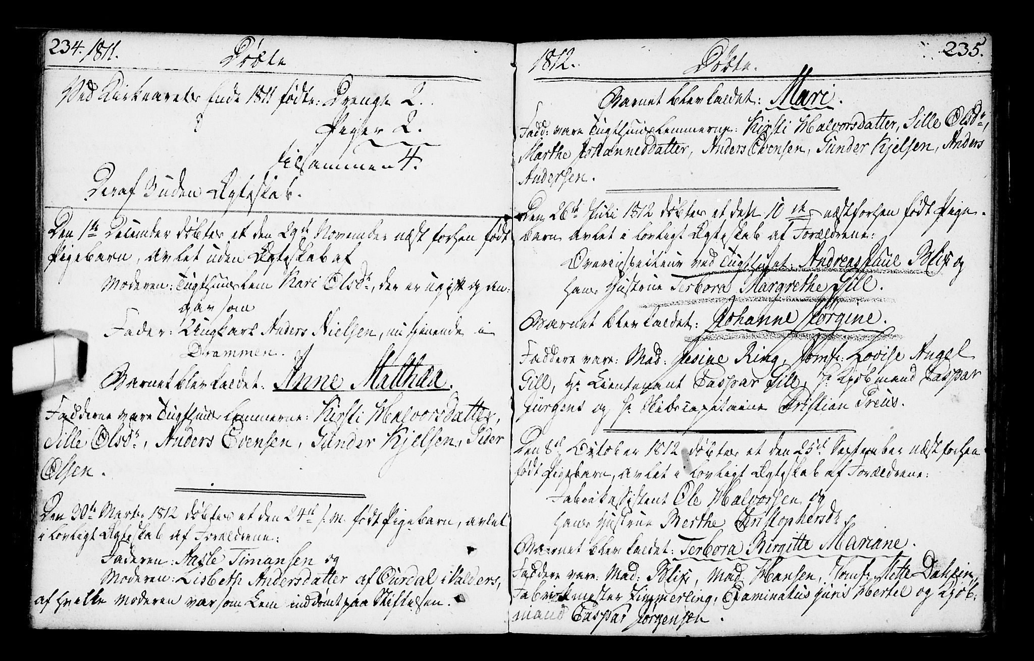Kristiania tukthusprest Kirkebøker, SAO/A-10881/F/Fa/L0001: Parish register (official) no. 1, 1758-1828, p. 234-235