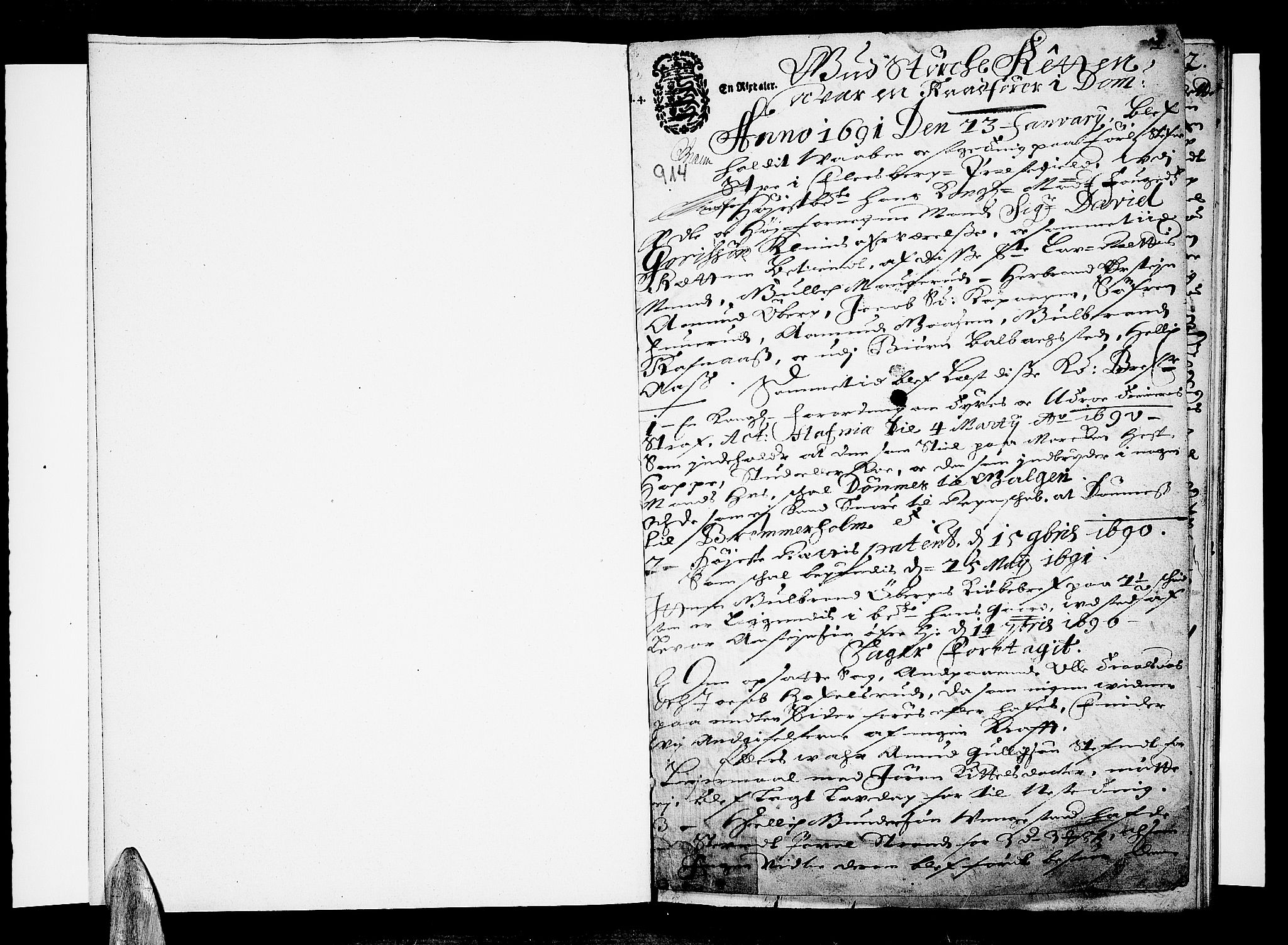 Numedal og Sandsvær sorenskriveri, SAKO/A-128/F/Fa/Faa/L0022: Tingbøker, 1691-1692, p. 0b-1a
