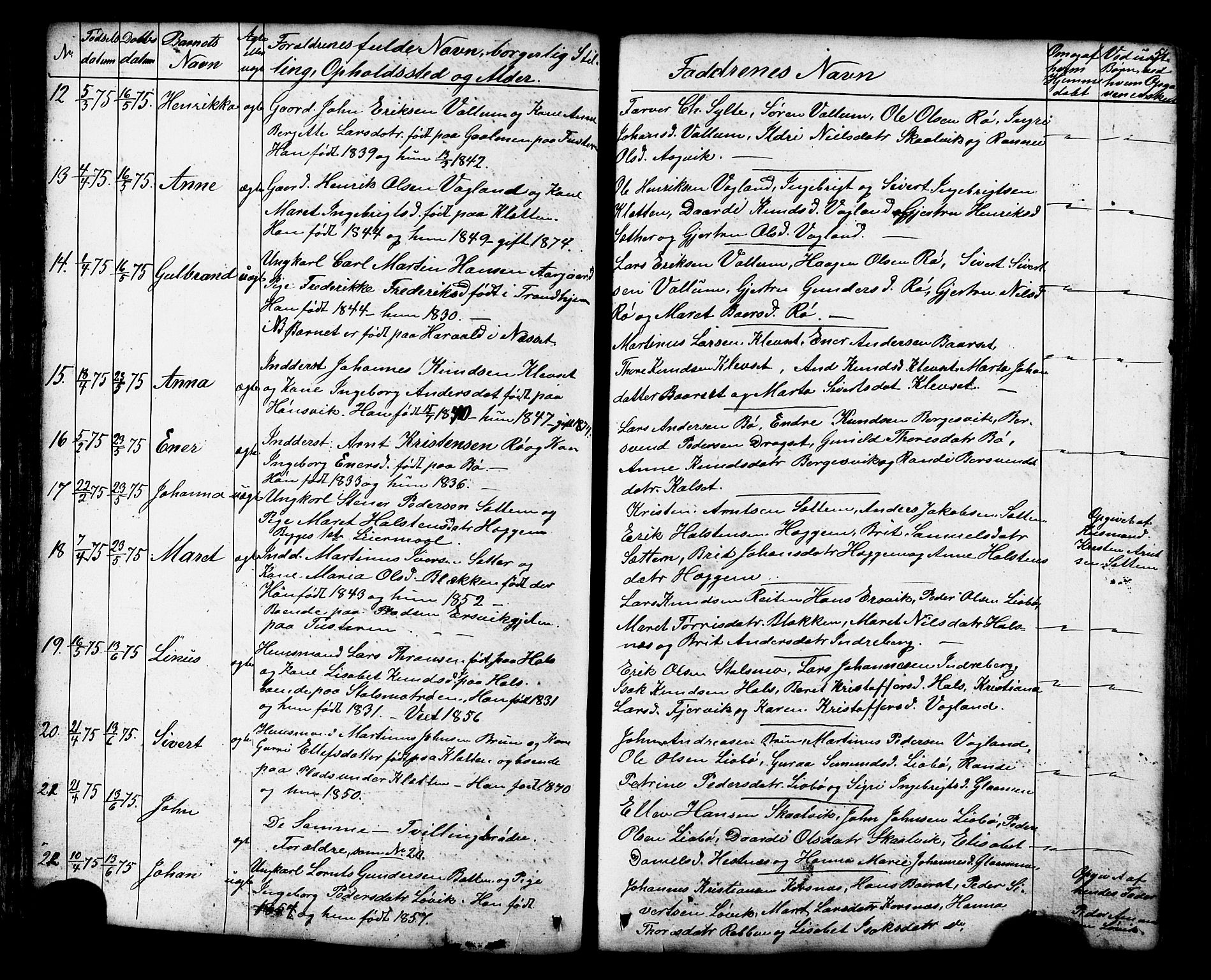 Ministerialprotokoller, klokkerbøker og fødselsregistre - Møre og Romsdal, SAT/A-1454/576/L0890: Parish register (copy) no. 576C01, 1837-1908, p. 54