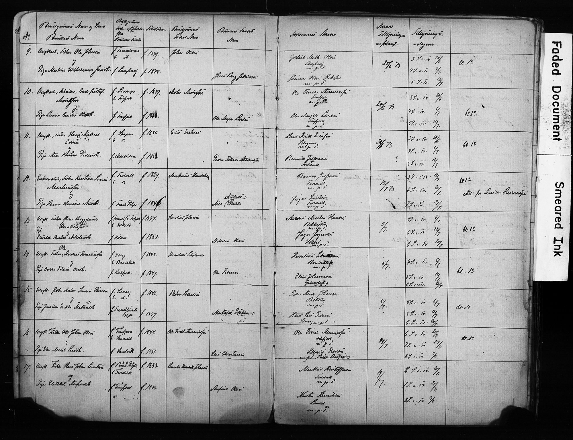 Lenvik sokneprestembete, AV/SATØ-S-1310/I/Ie/L0095: Banns register no. 95, 1868-1890