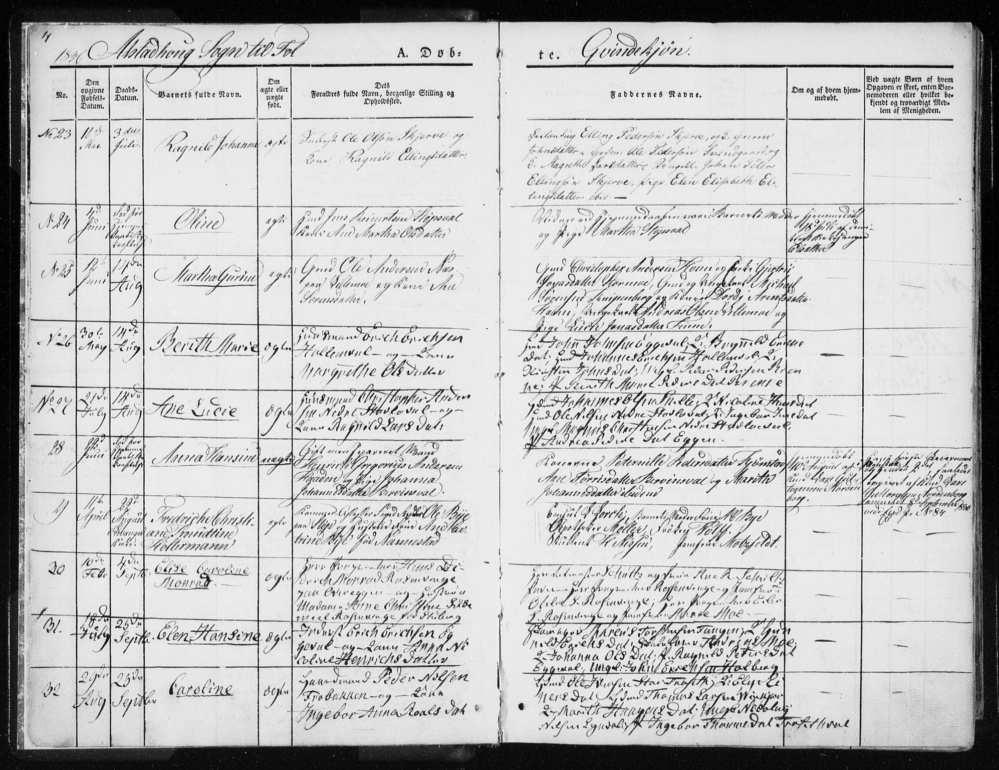 Ministerialprotokoller, klokkerbøker og fødselsregistre - Nord-Trøndelag, SAT/A-1458/717/L0154: Parish register (official) no. 717A06 /1, 1836-1849, p. 4