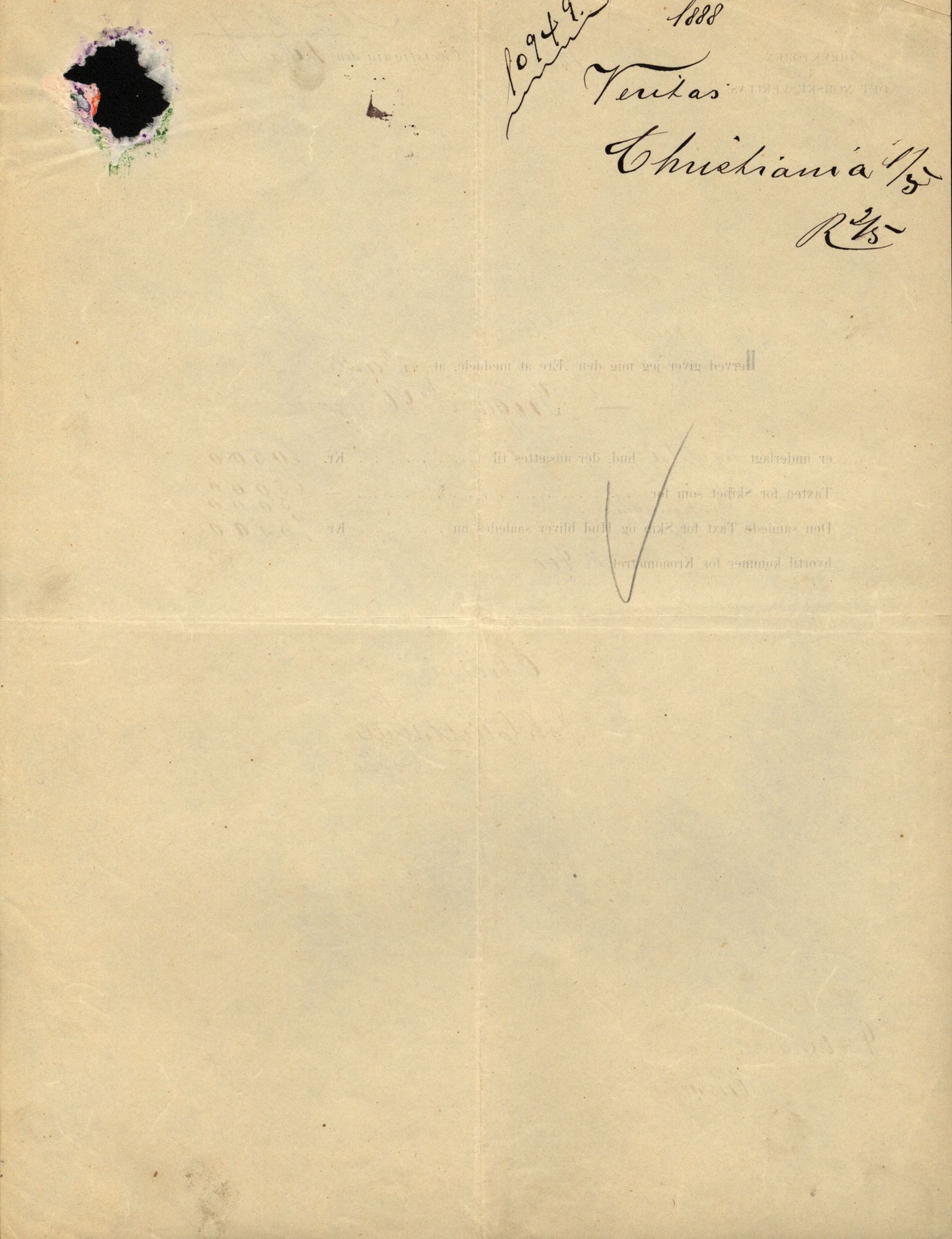 Pa 63 - Østlandske skibsassuranceforening, VEMU/A-1079/G/Ga/L0021/0003: Havaridokumenter / Inga av Drammen, Inga av Sandefjord, Primula, 1888-1889, p. 37