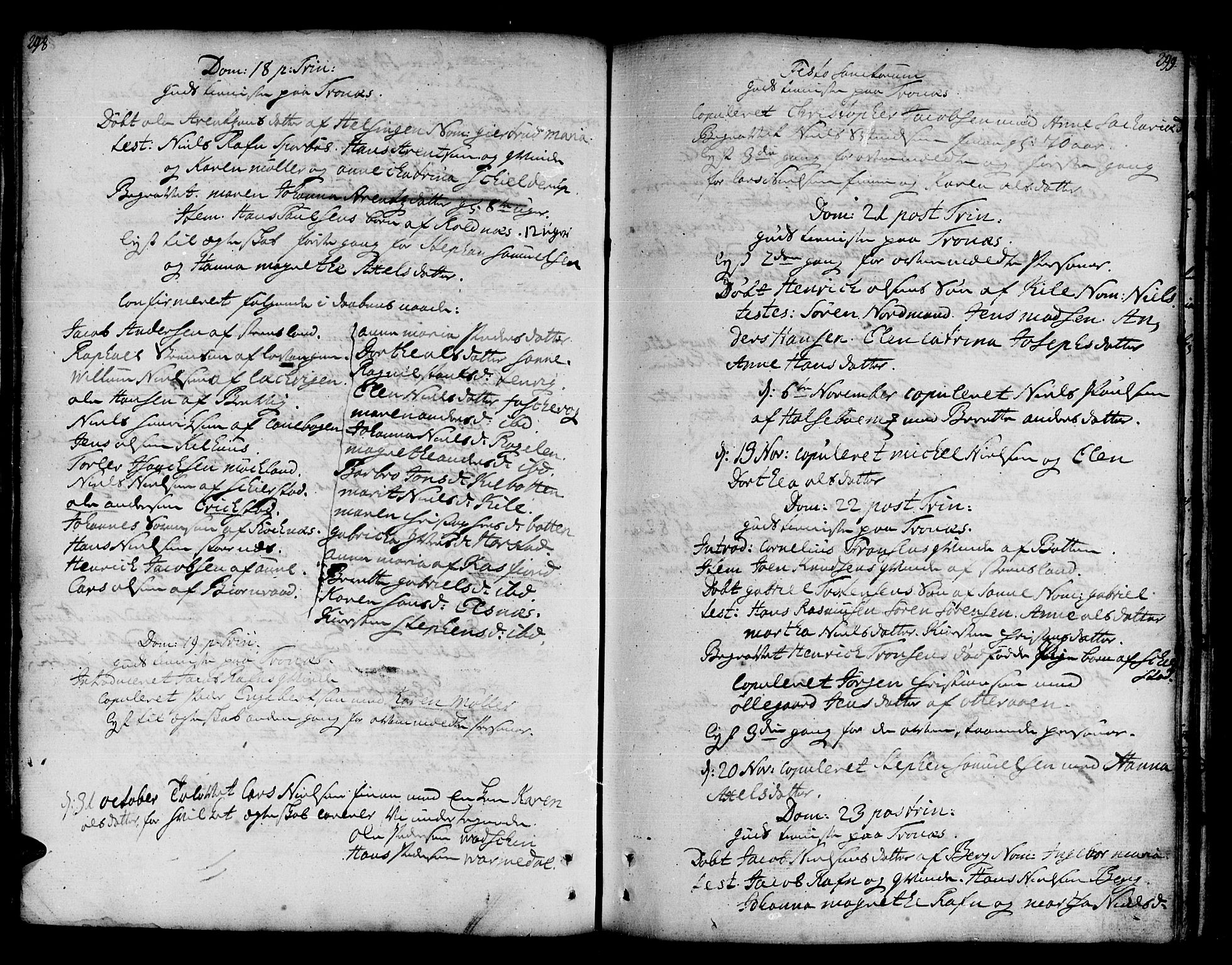 Trondenes sokneprestkontor, SATØ/S-1319/H/Ha/L0002kirke: Parish register (official) no. 2, 1751-1781, p. 298-299