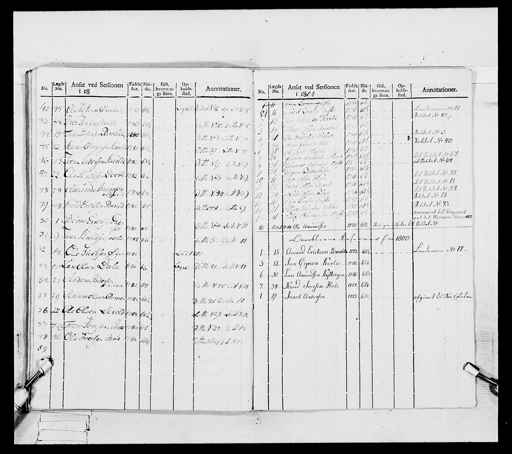 Generalitets- og kommissariatskollegiet, Det kongelige norske kommissariatskollegium, AV/RA-EA-5420/E/Eh/L0082: 2. Trondheimske nasjonale infanteriregiment, 1804, p. 229