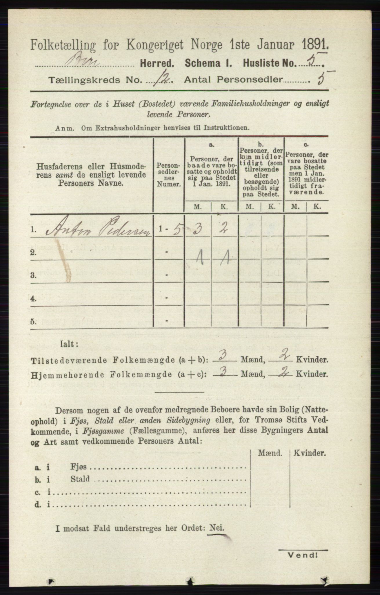 RA, 1891 census for 0525 Biri, 1891, p. 4767
