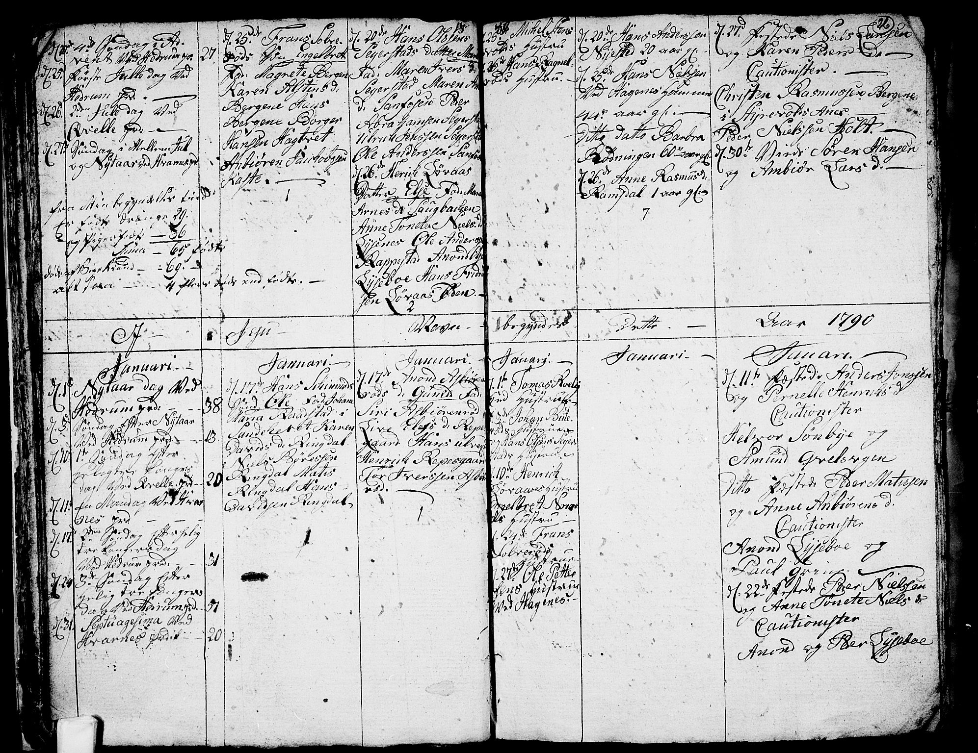 Hedrum kirkebøker, SAKO/A-344/G/Ga/L0001: Parish register (copy) no. I 1, 1787-1802, p. 26