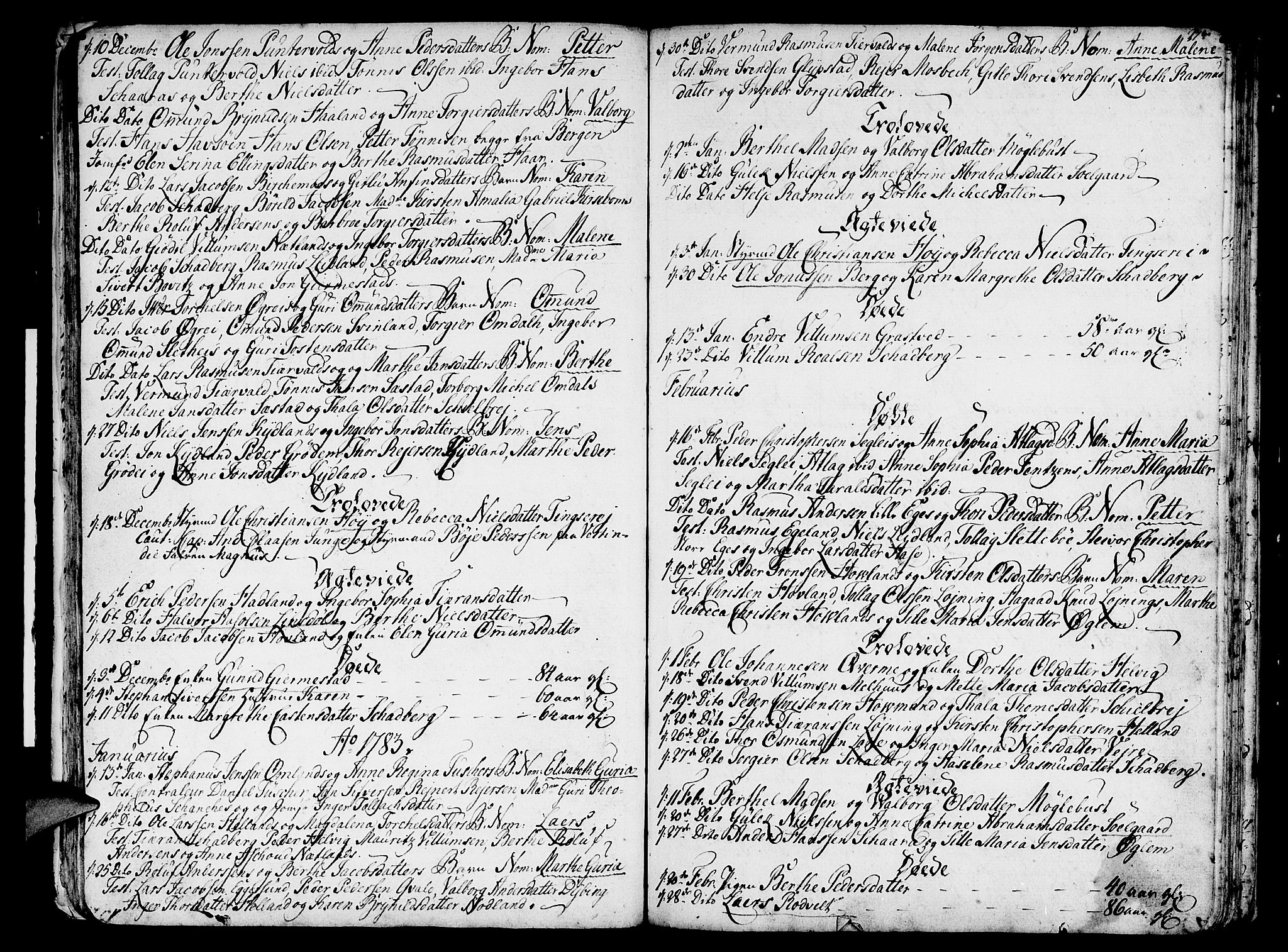 Eigersund sokneprestkontor, SAST/A-101807/S08/L0004: Parish register (official) no. A 4 /1, 1776-1789, p. 27