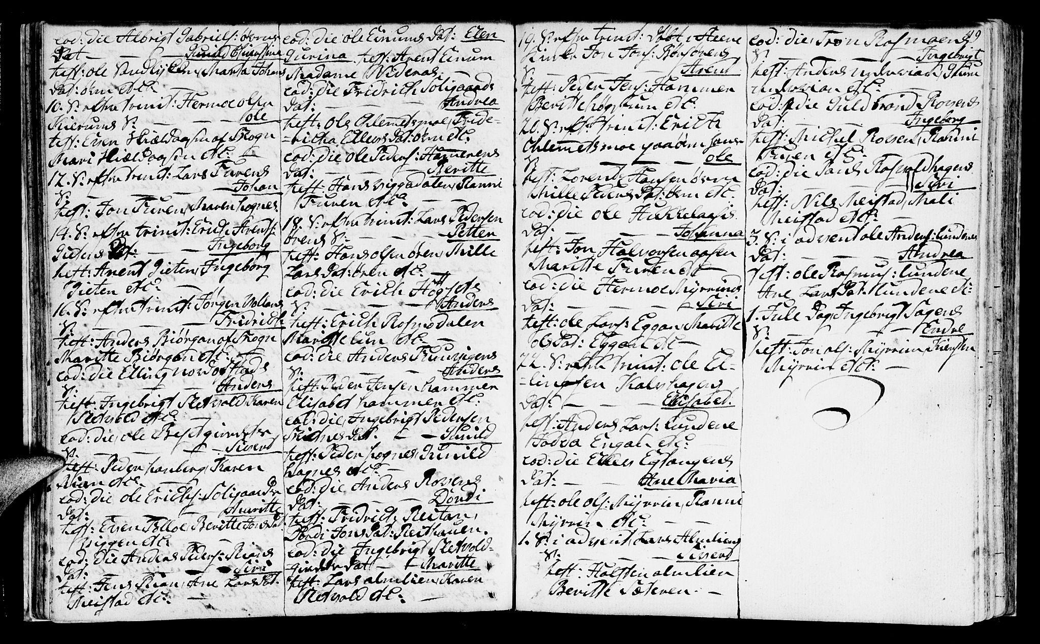 Ministerialprotokoller, klokkerbøker og fødselsregistre - Sør-Trøndelag, SAT/A-1456/665/L0768: Parish register (official) no. 665A03, 1754-1803, p. 49