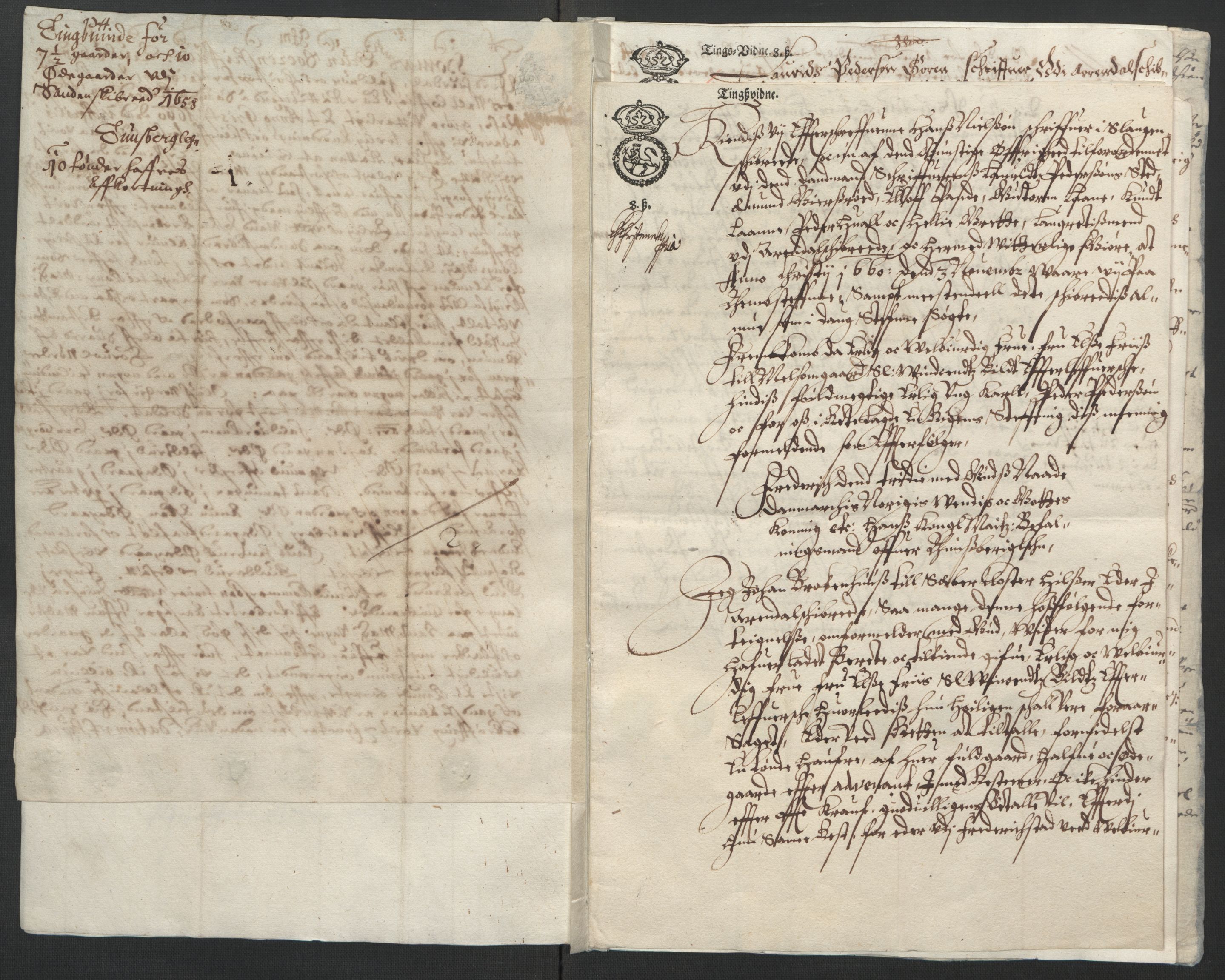 Rentekammeret inntil 1814, Reviderte regnskaper, Lensregnskaper, AV/RA-EA-5023/R/Rb/Rbo/L0035: Tønsberg len, 1658-1661