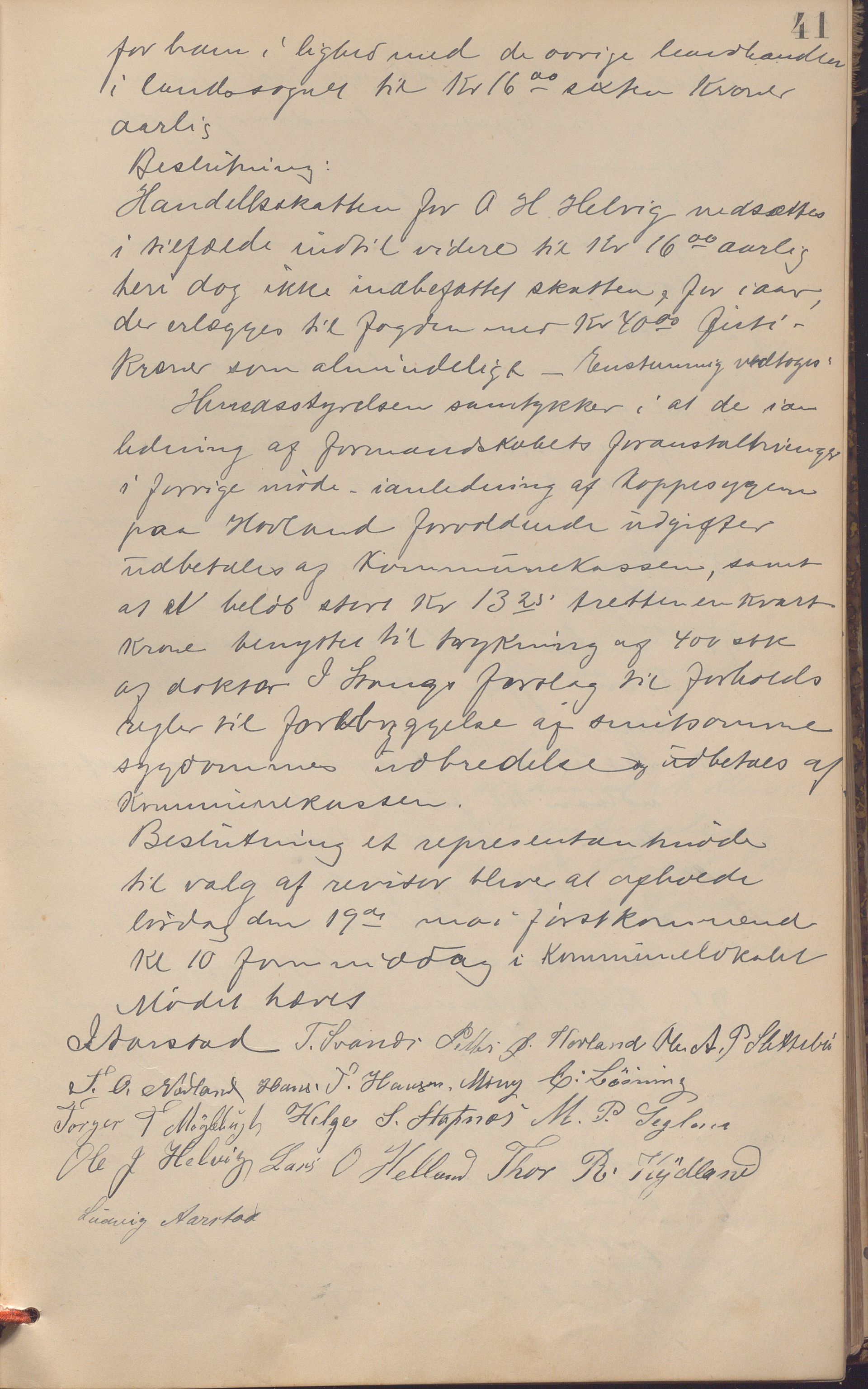 Eigersund kommune (Herredet) - Formannskapet, IKAR/K-100447/A/Aa/L0003: Møtebok, 1887-1896, p. 41