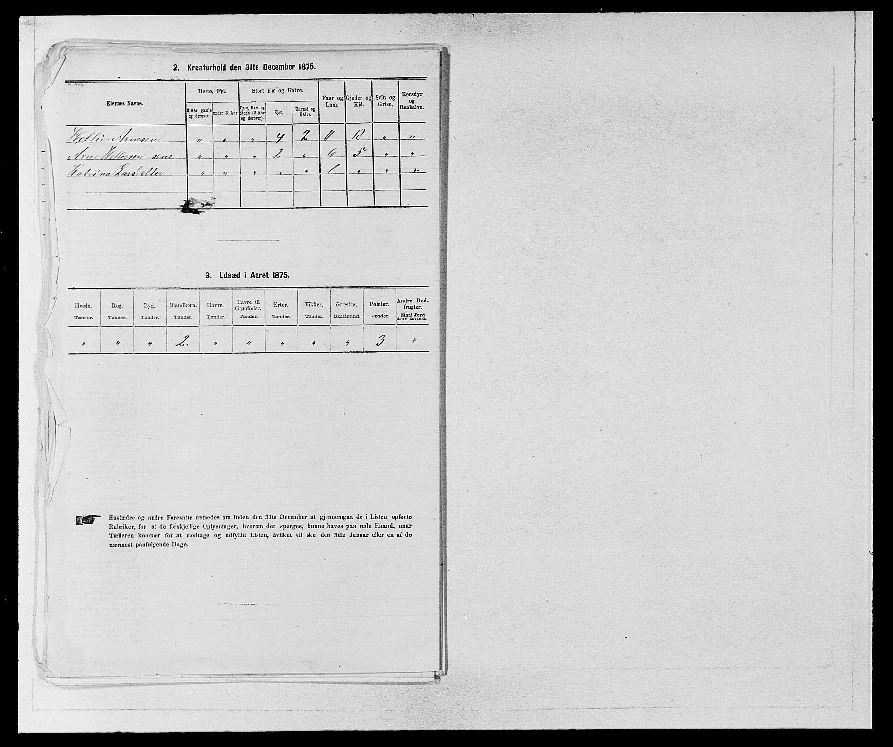 SAB, 1875 census for 1233P Ulvik, 1875, p. 618