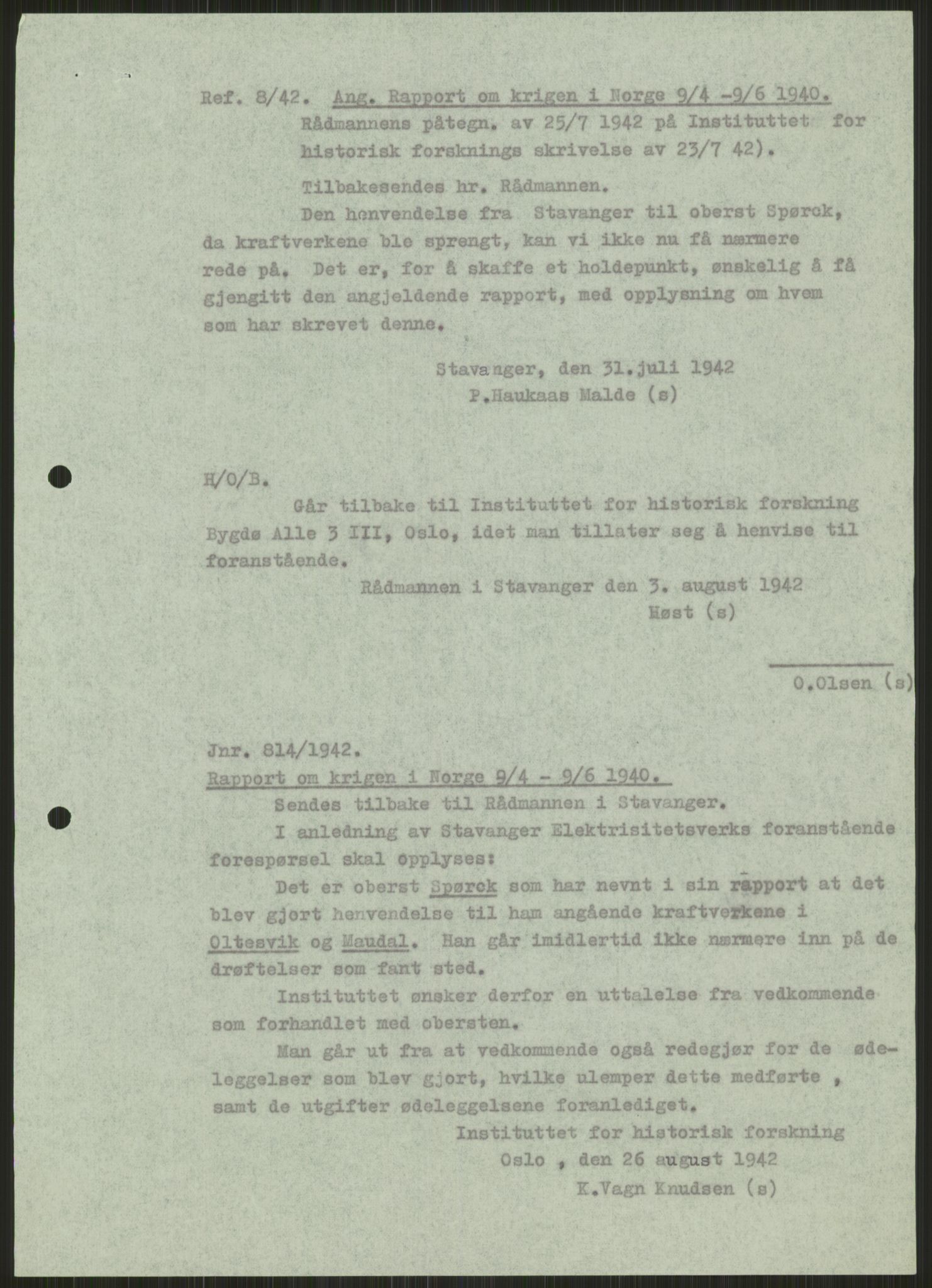 Forsvaret, Forsvarets krigshistoriske avdeling, AV/RA-RAFA-2017/Y/Ya/L0015: II-C-11-31 - Fylkesmenn.  Rapporter om krigsbegivenhetene 1940., 1940, p. 13